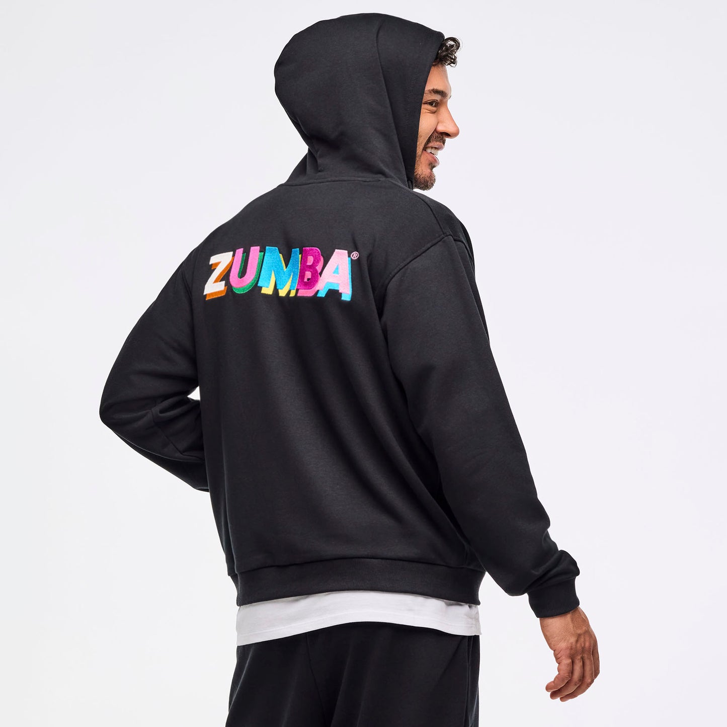 Zumba Multicolor Logo Zip-Up Hoodie