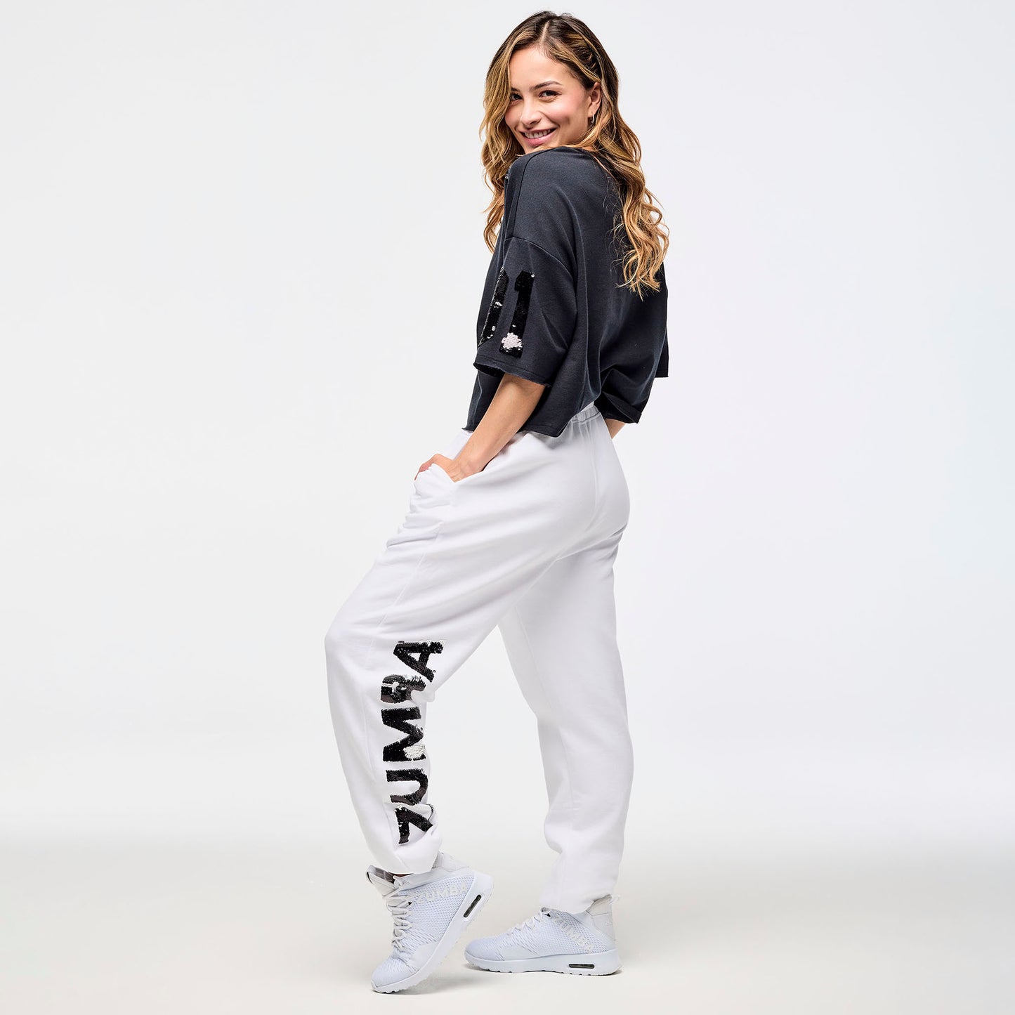 Zumba Sparkle Boxy Crop Top