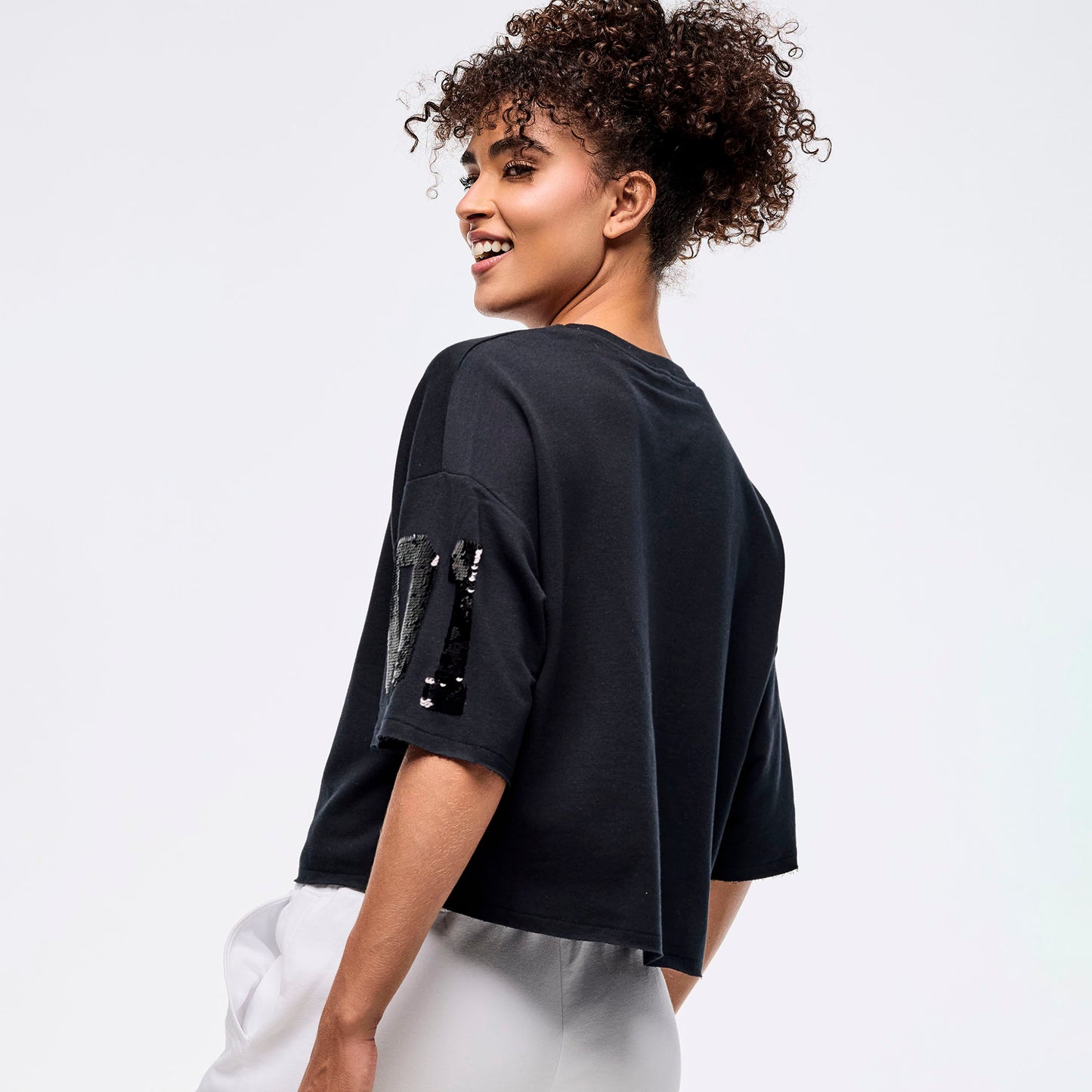 Zumba Sparkle Boxy Crop Top