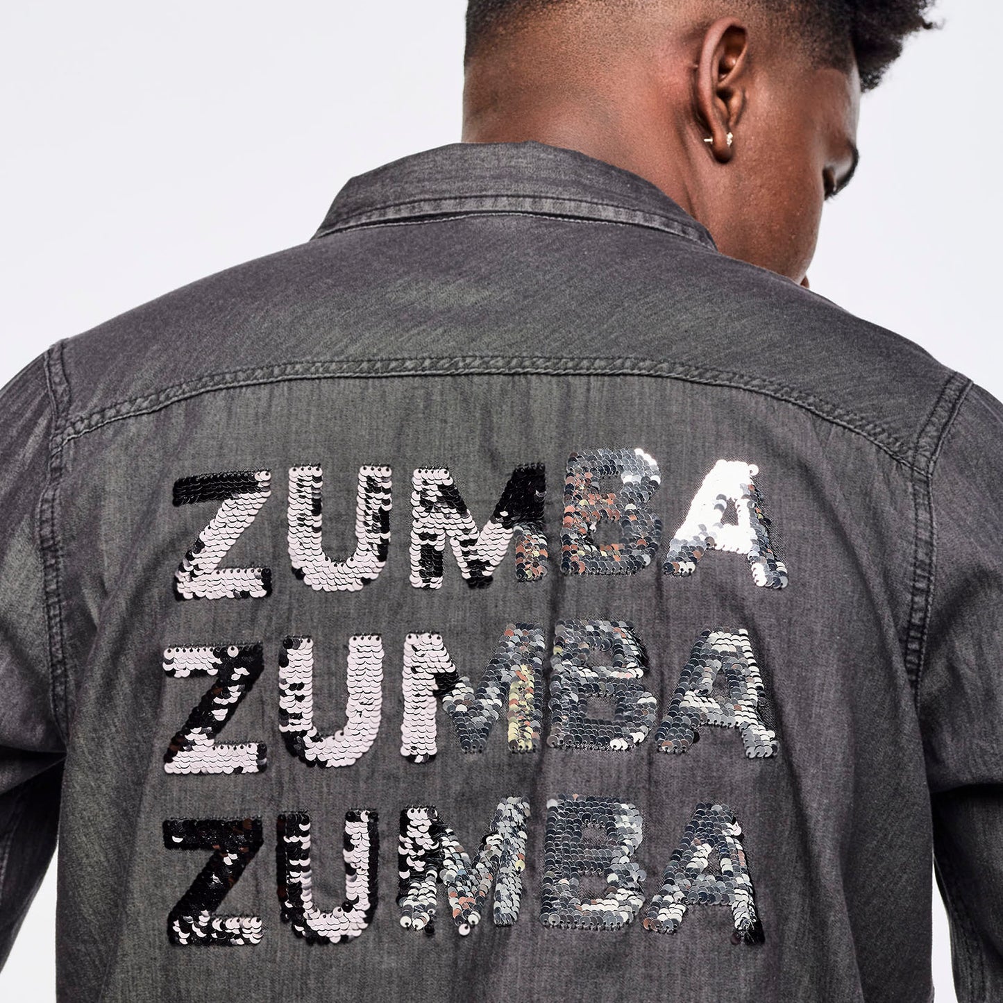 Zumba Sparkle Button Down