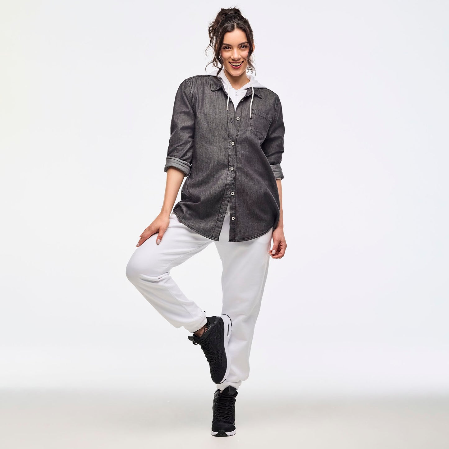 Zumba Sparkle Button Down