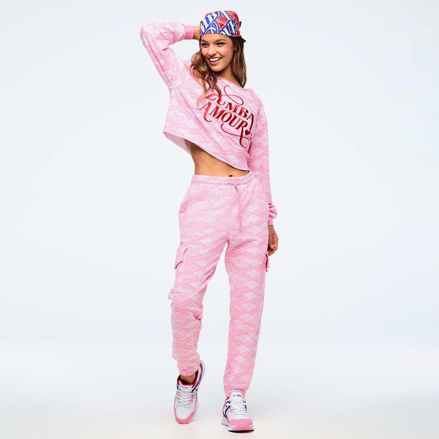 Zumba Amour Cropped Sweatshirt Z1T001080