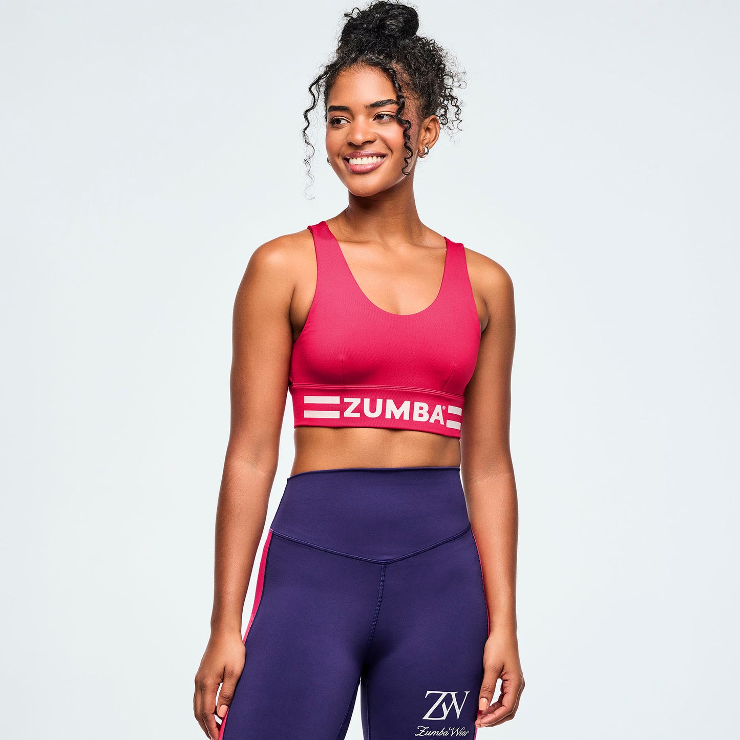 Class of 2001 Racerback Scoop Neck Bra - Deep Pink Z1T001083