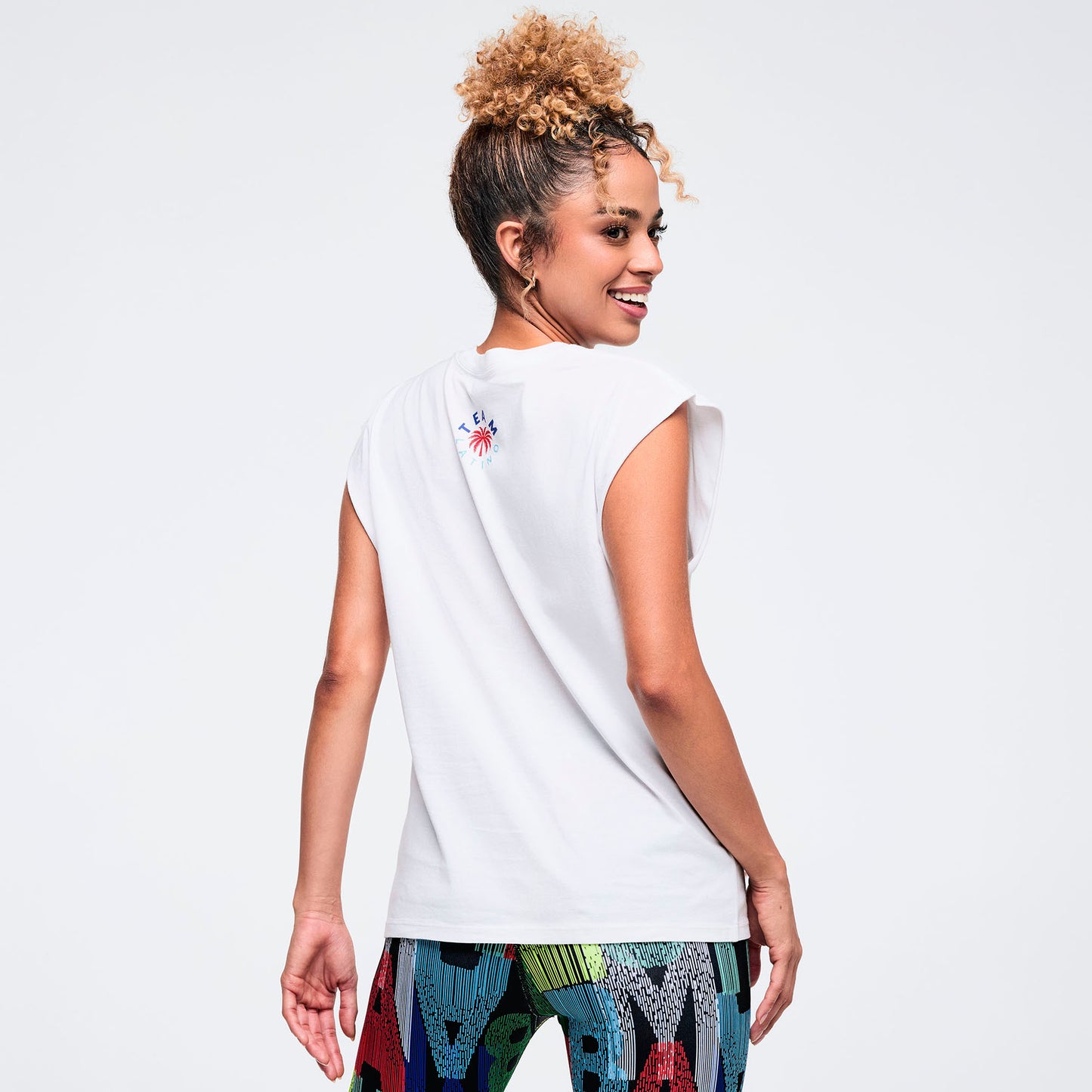 Latin Movement Muscle Tank With Extended Shoulder Z1T001094