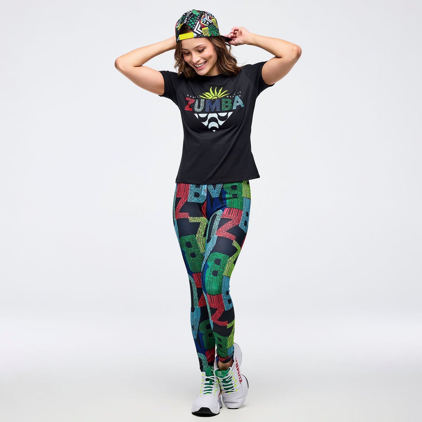 Latin Movement Fitted Short Sleeve Top Z1T001097