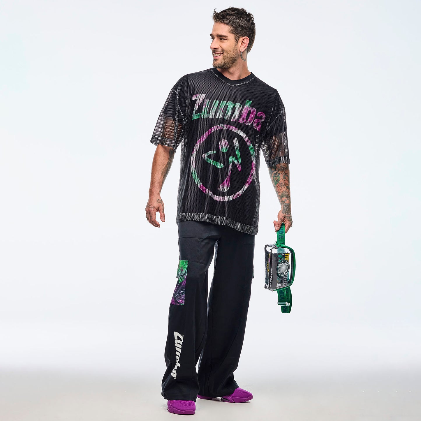 Oversized Long Mesh V Neck Top ★COMING SOON★