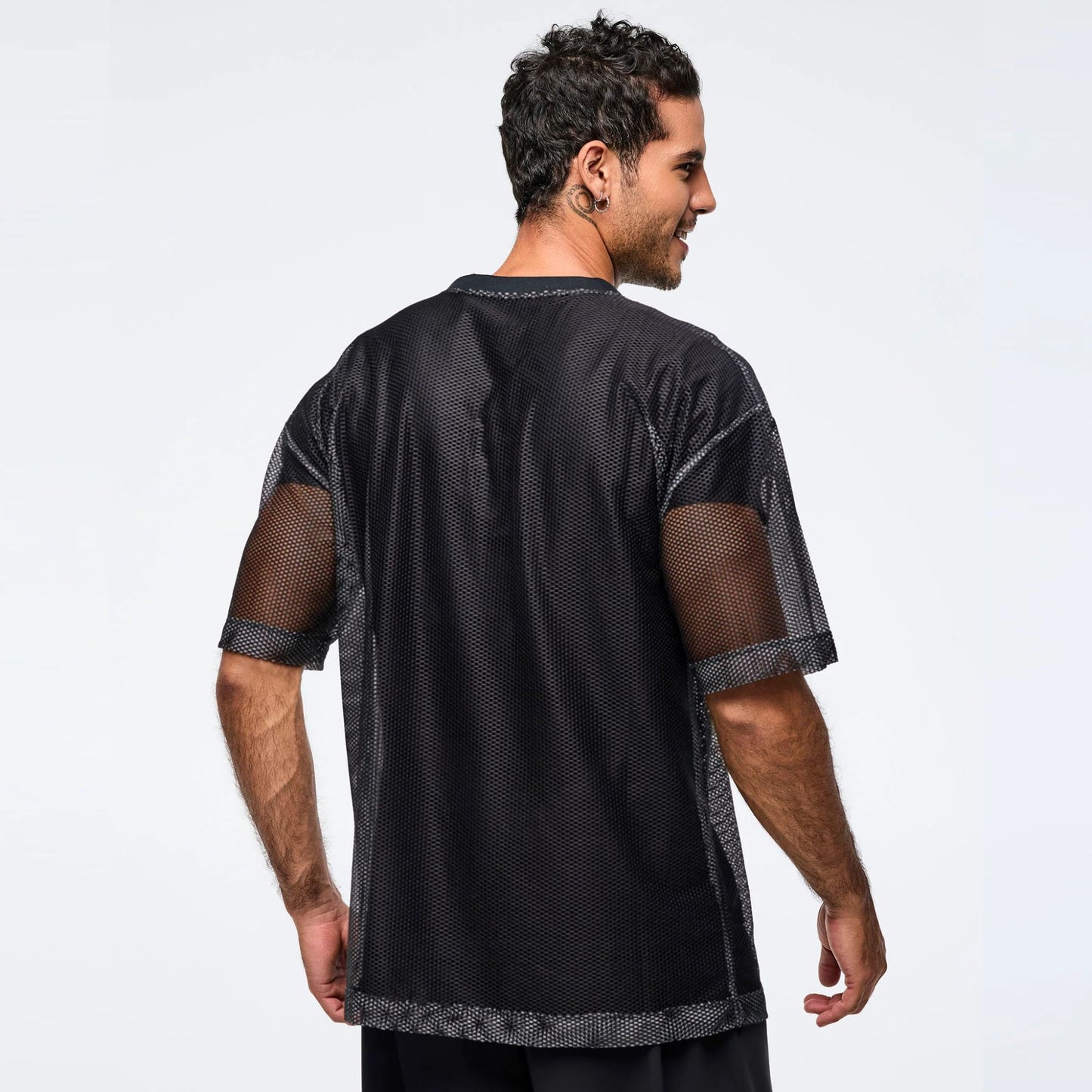 Zumba Sizzlin Oversized Mesh Top