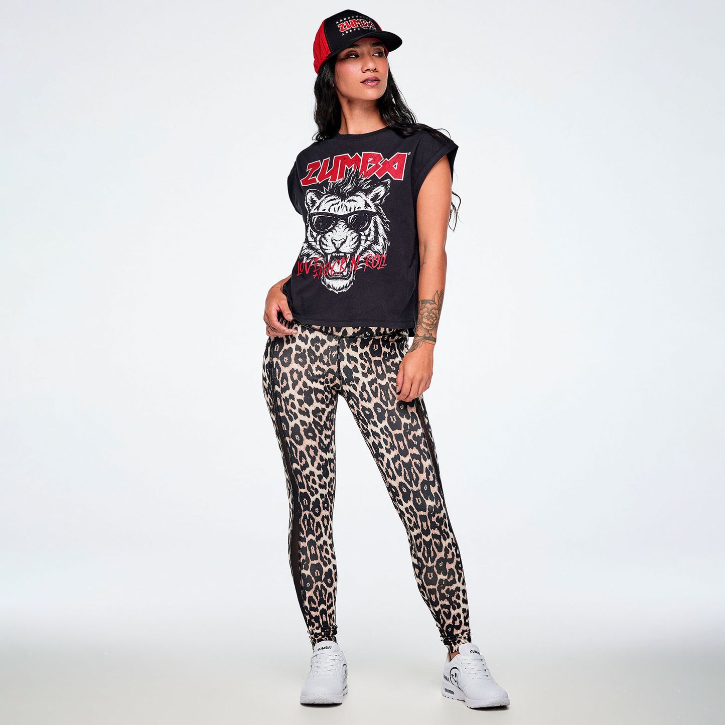 Rock 'n' Roll Extended Shoulder Loose Tank Z1T001291