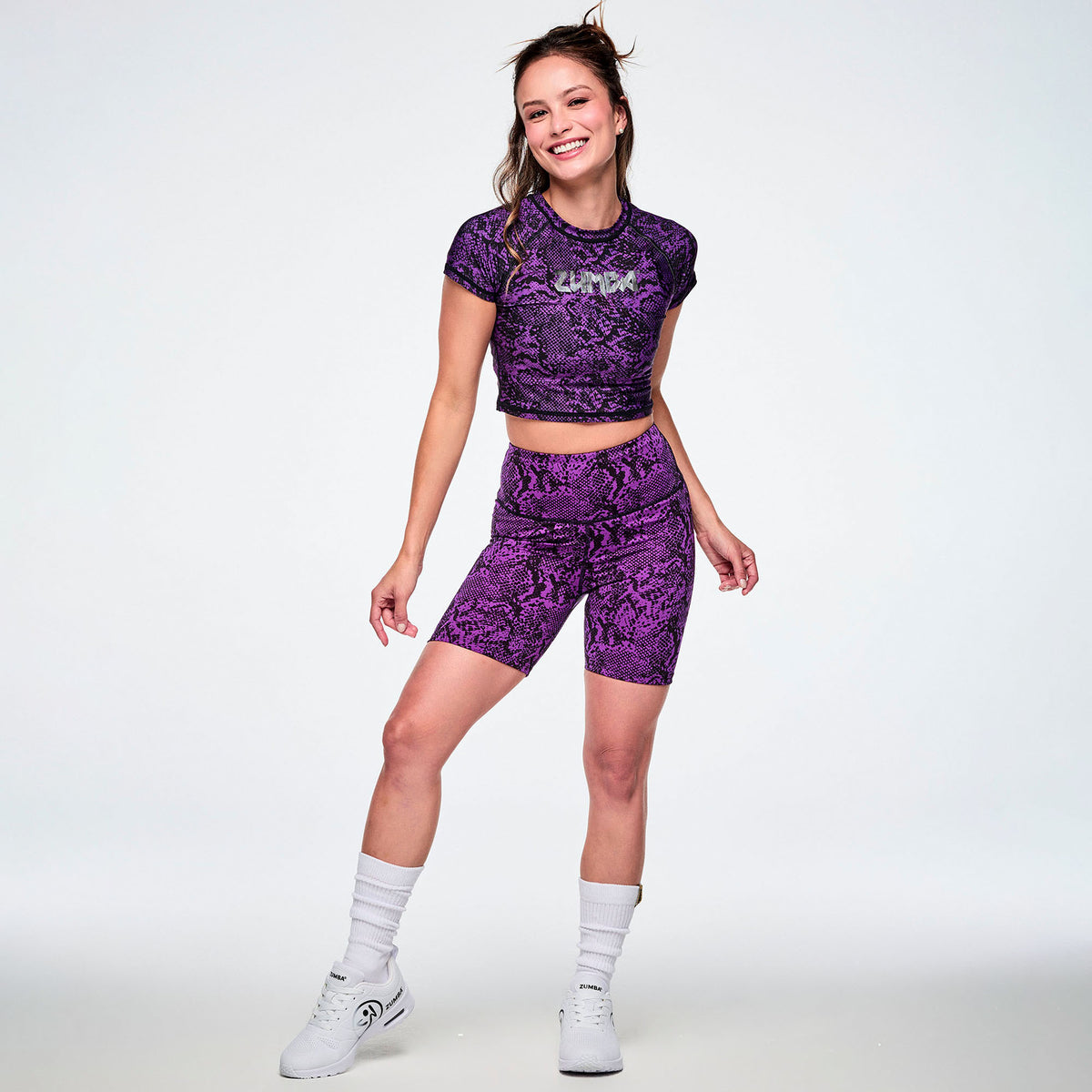 Rock 'n' Roll Cap Sleeve Crop Top Z1T001292
