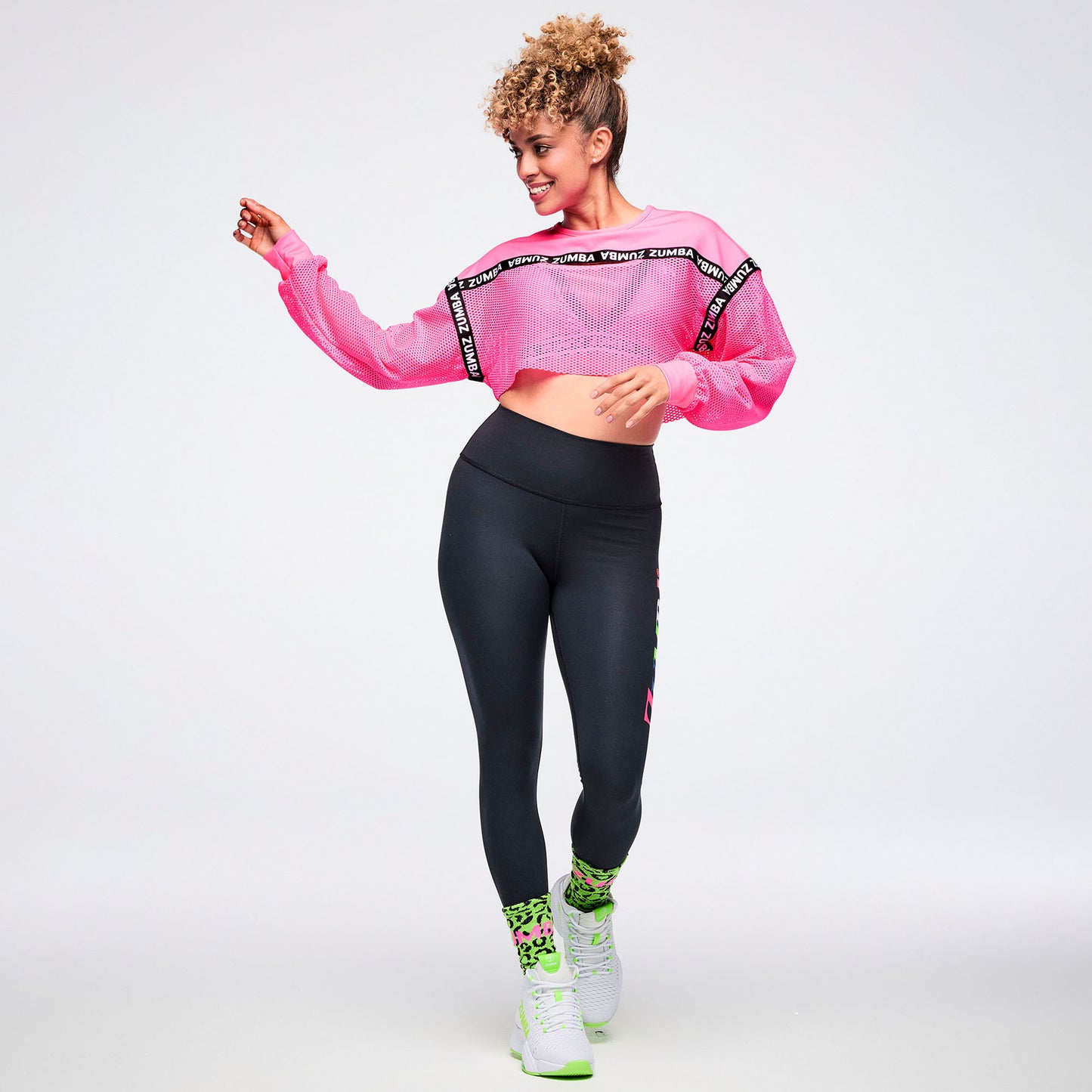 Dale-Z Long Sleeve Crew Neck Crop Top Z1T001323