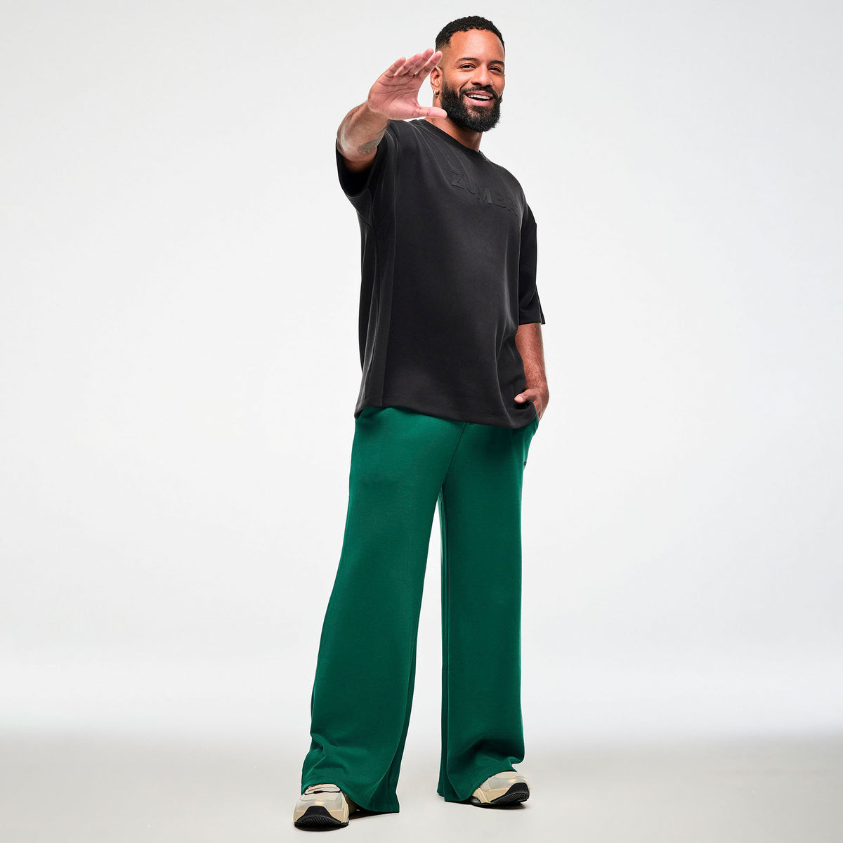 Zumba Modal Drop Shoulder Oversized Top