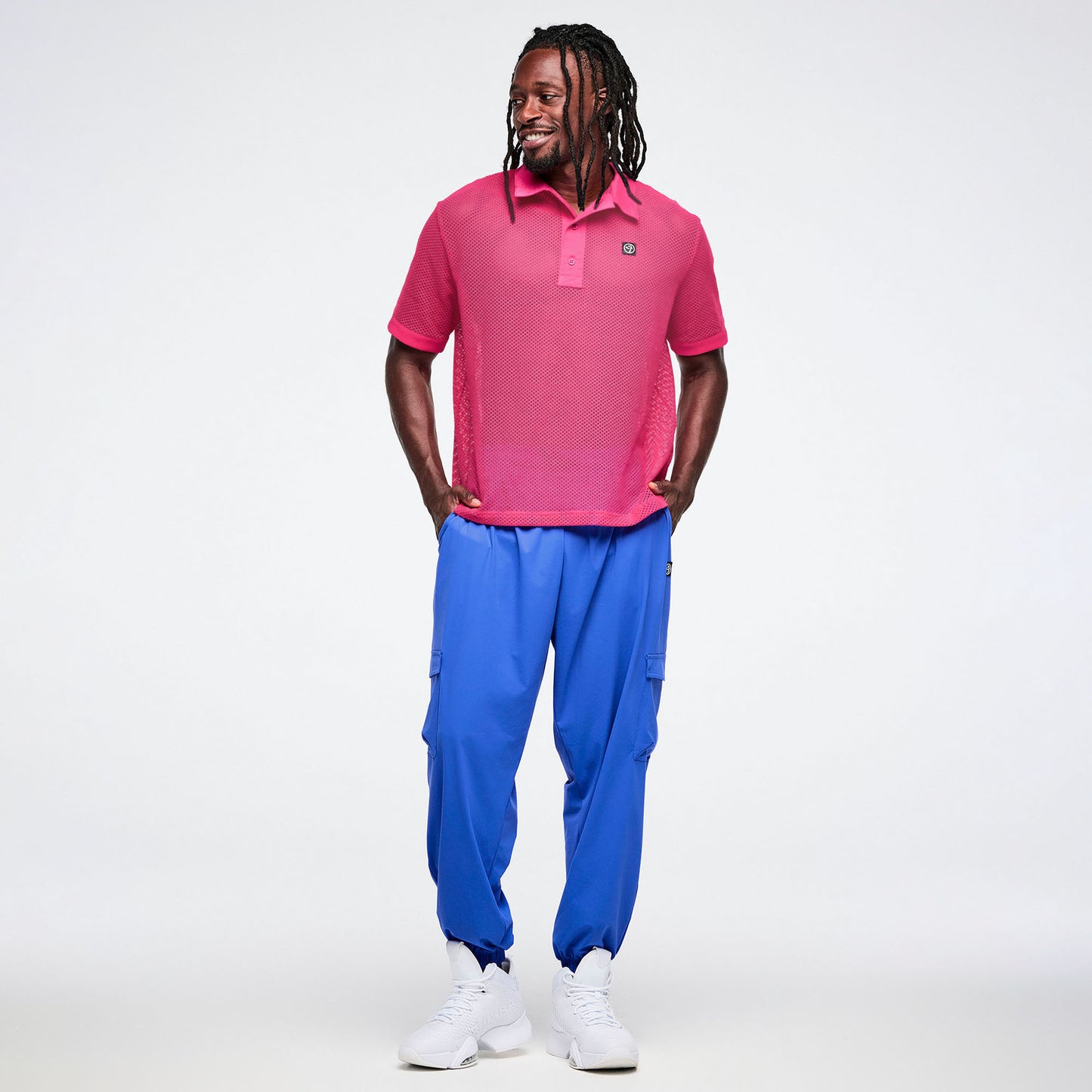 Colour Spree Oversized Mesh Polo Z1T001341