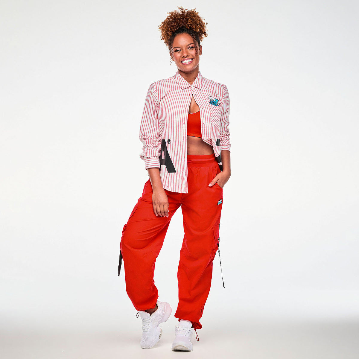 Zumba X The Smurfs Button Down