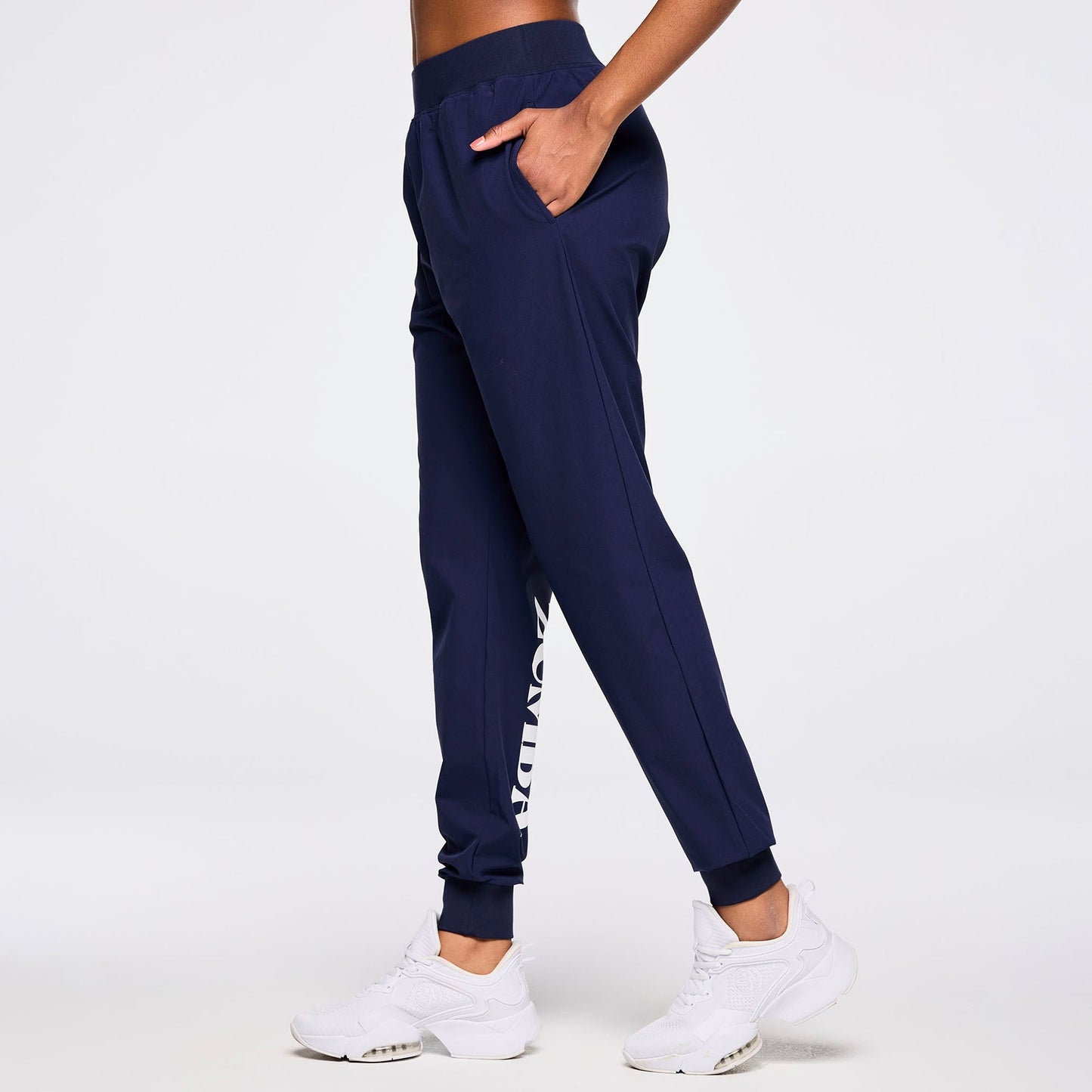 Zumba Out Loud Men's Stretch Woven Slim Ankle Joggers