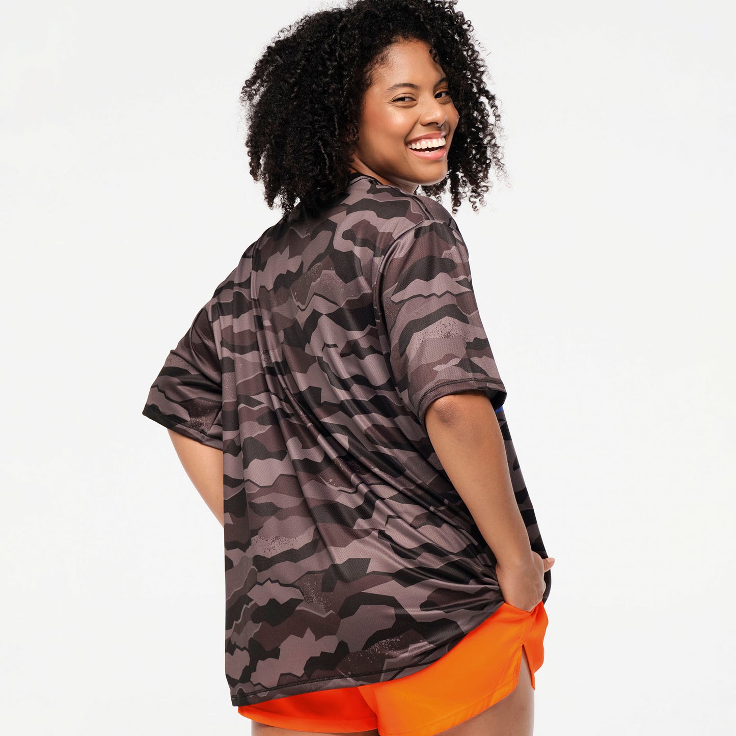 Zumba Explore Men's Mesh Crew Neck Tee