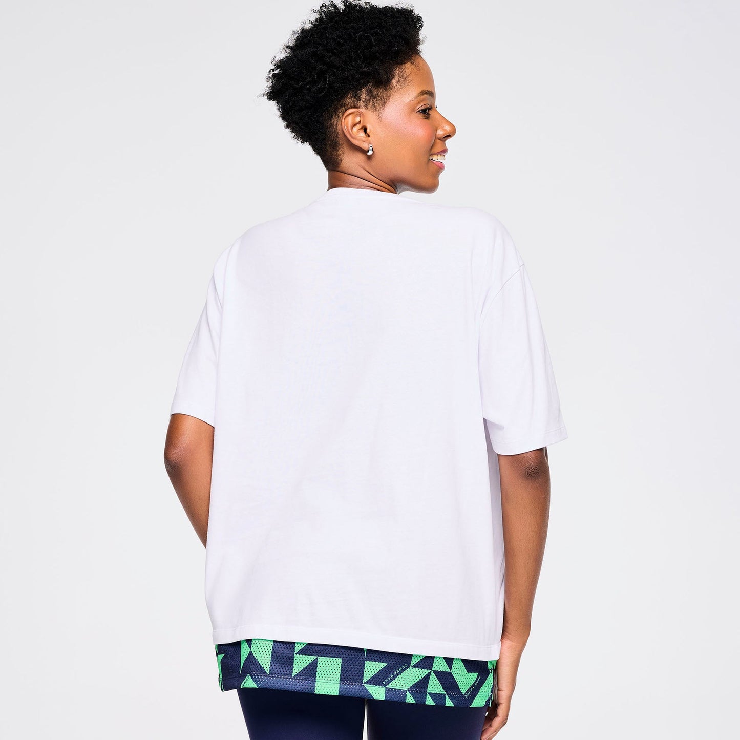 Zumba Out Loud Men's Crew Neck Tee With Double Layered Hem