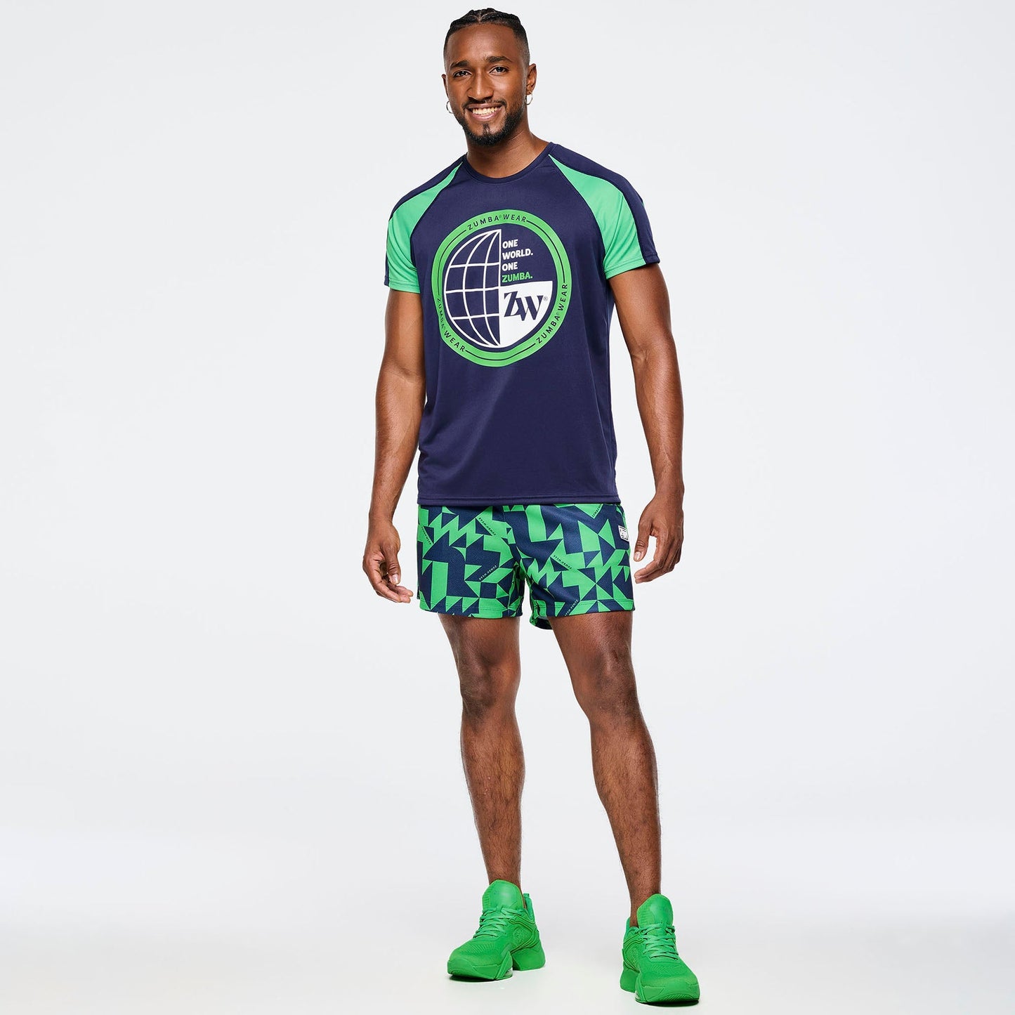 Zumba Out Loud Men's Raglan Crew Neck