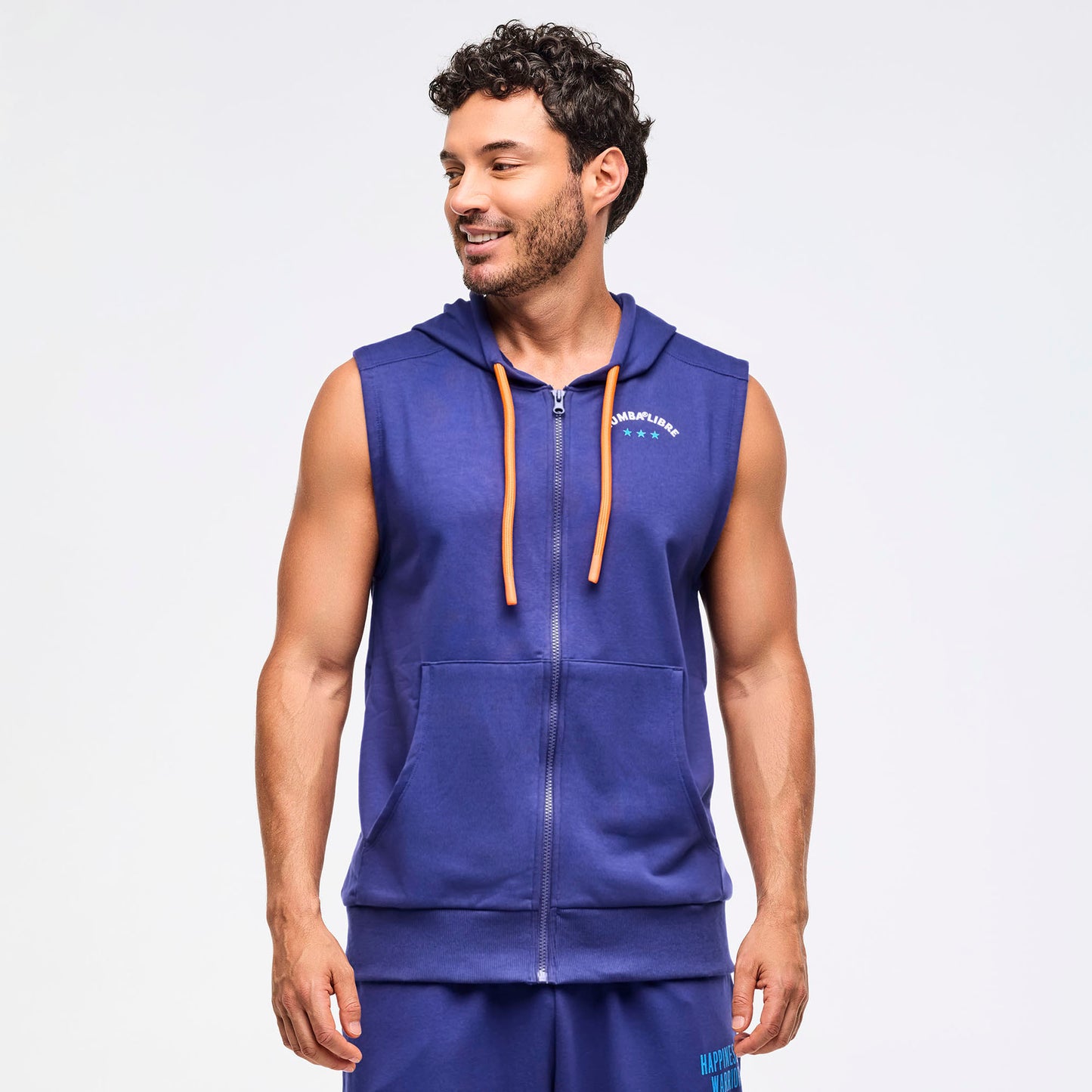 Zumba Libre Men's Sleeveless Zip-Up Hoodie