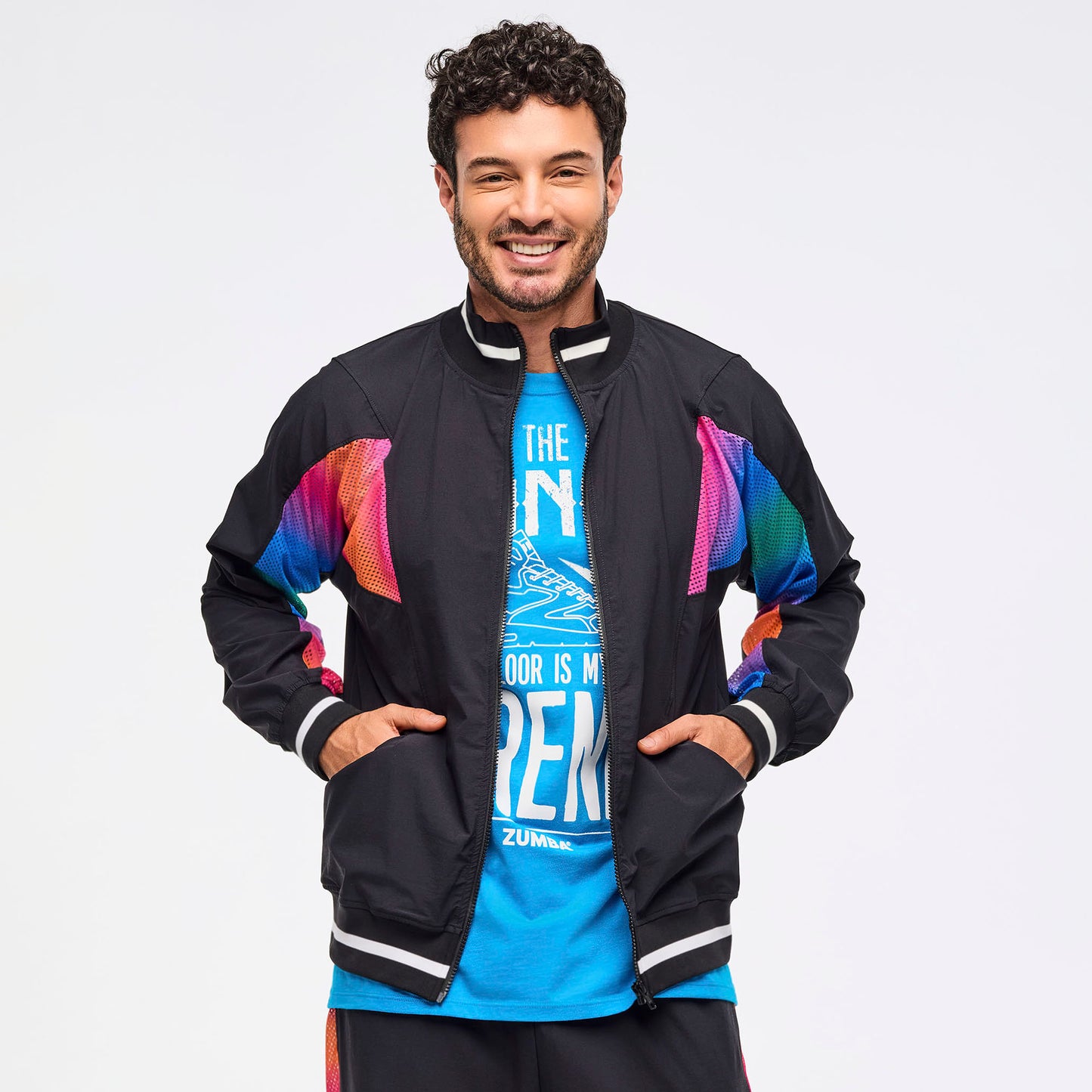 Zumba Libre Men's Oversized Dolman Track Jacket