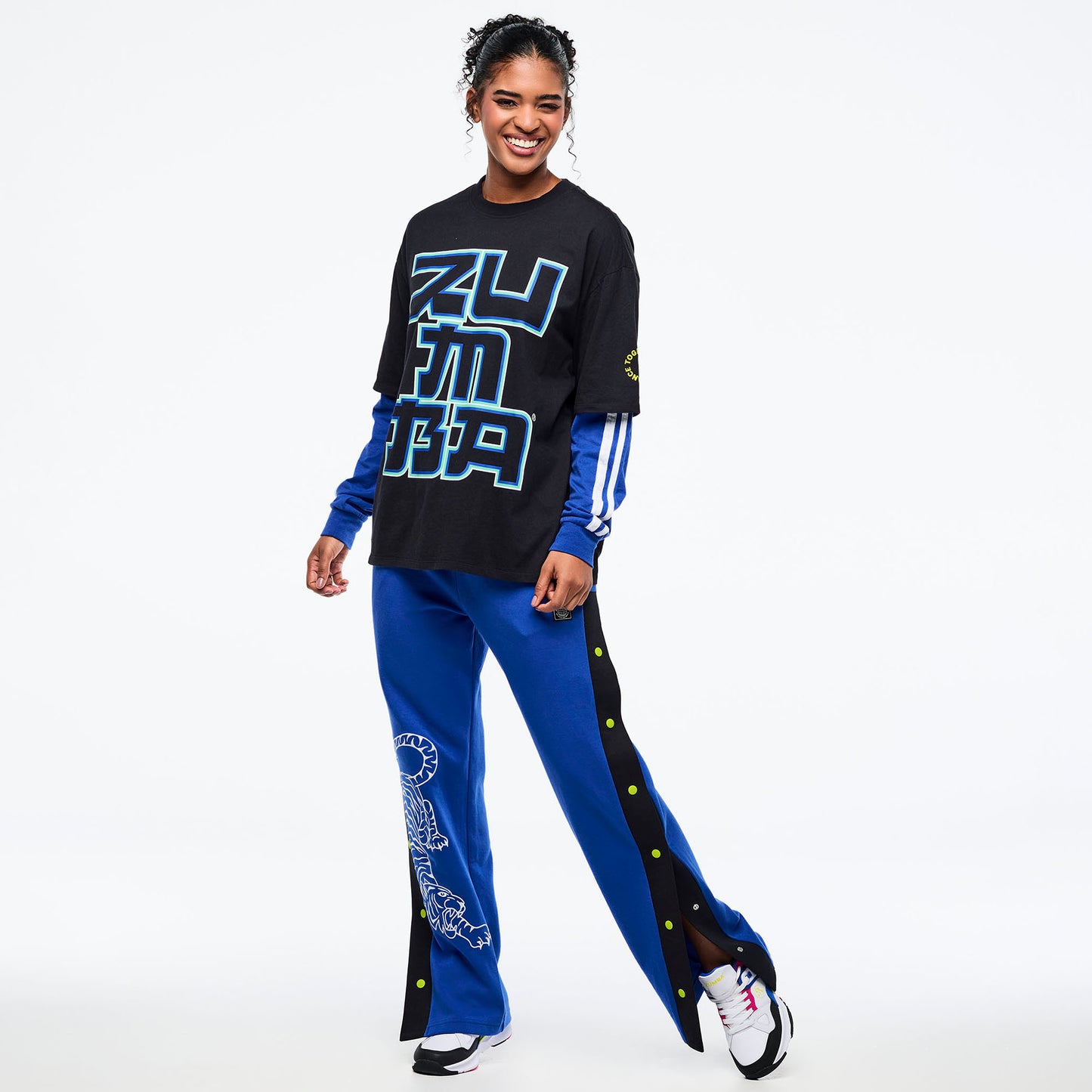 Eastern Flavor Men's Oversized Crew Neck Tee - Bold Black Z2T000117