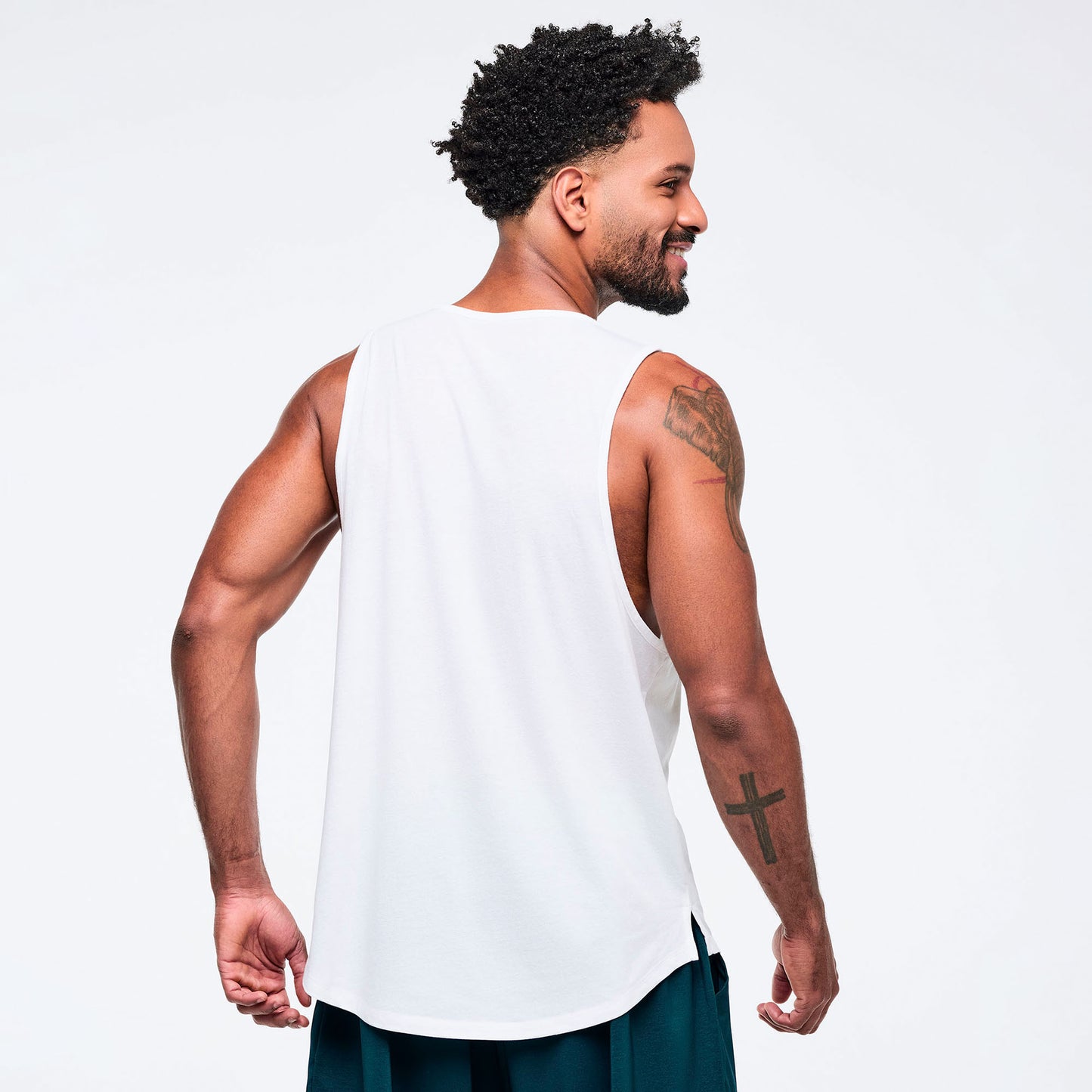 Latin Movement Men's Open Neck Tank Z2T000124