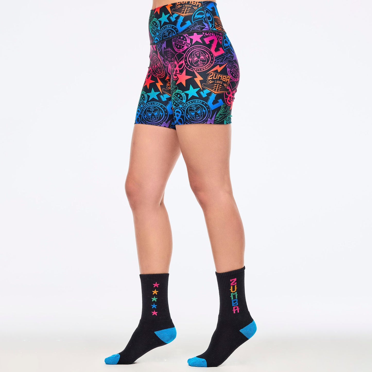 Zumba Libre High Socks - Bold Black