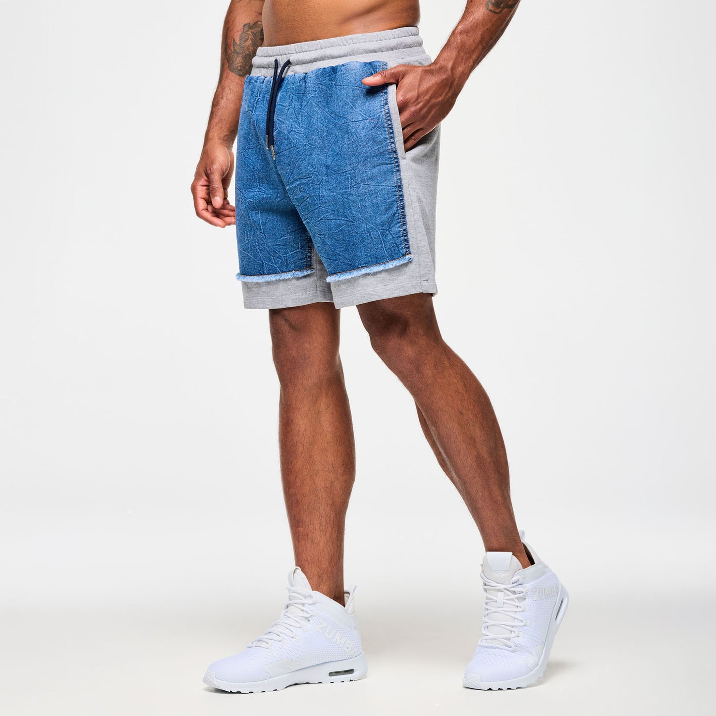Blue Jean Denim Shorts - Denim