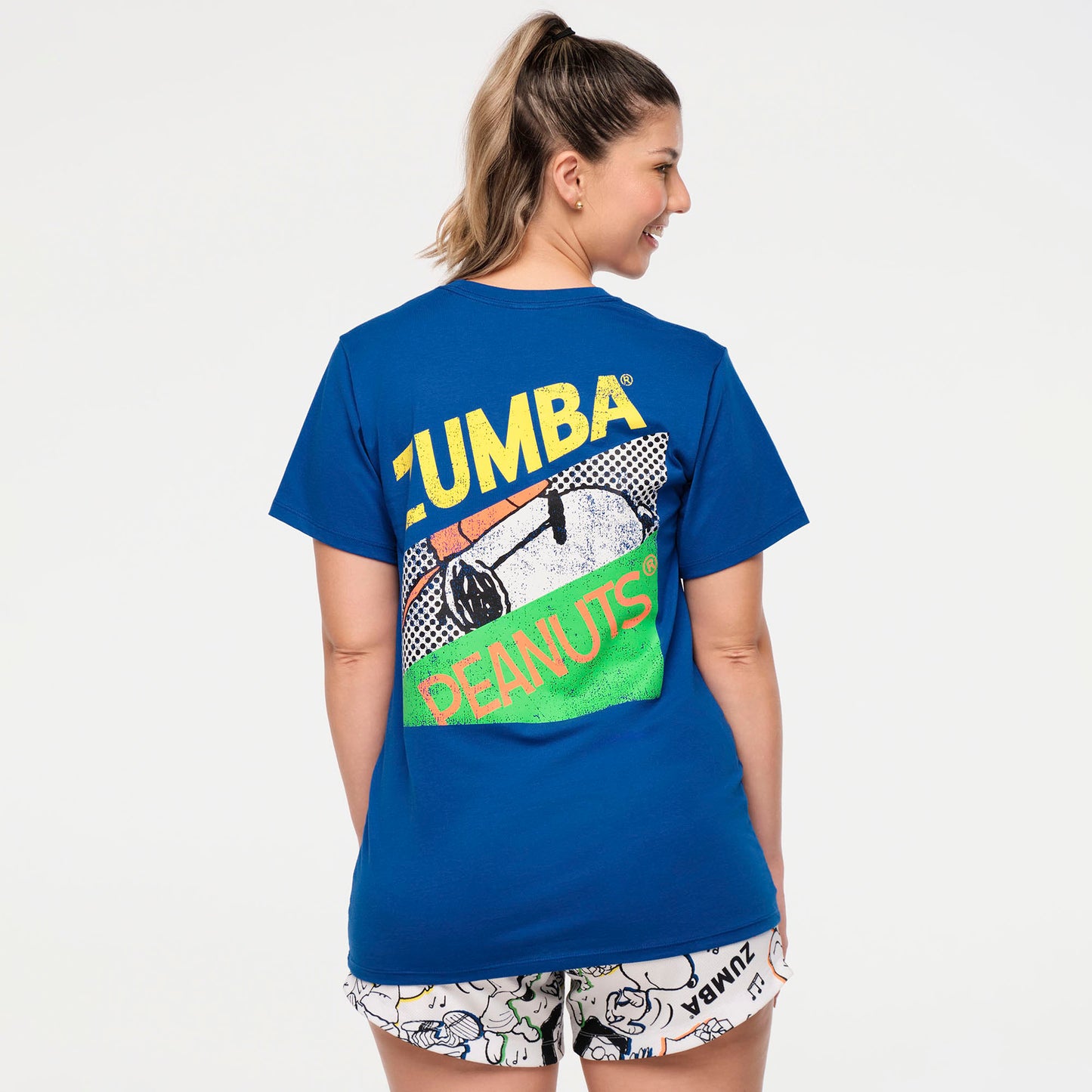 Zumba X Peanuts Crew Neck Tee - Blue