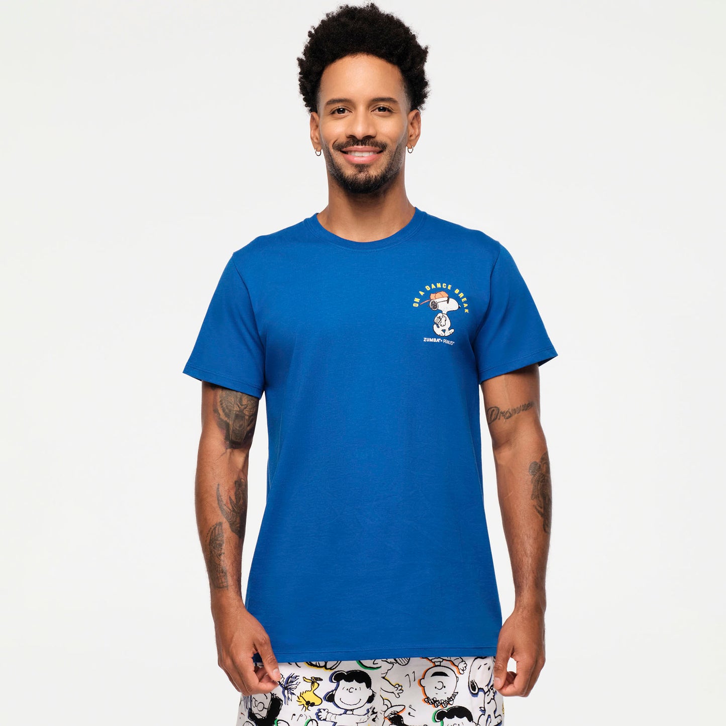 Zumba X Peanuts Crew Neck Tee - Blue