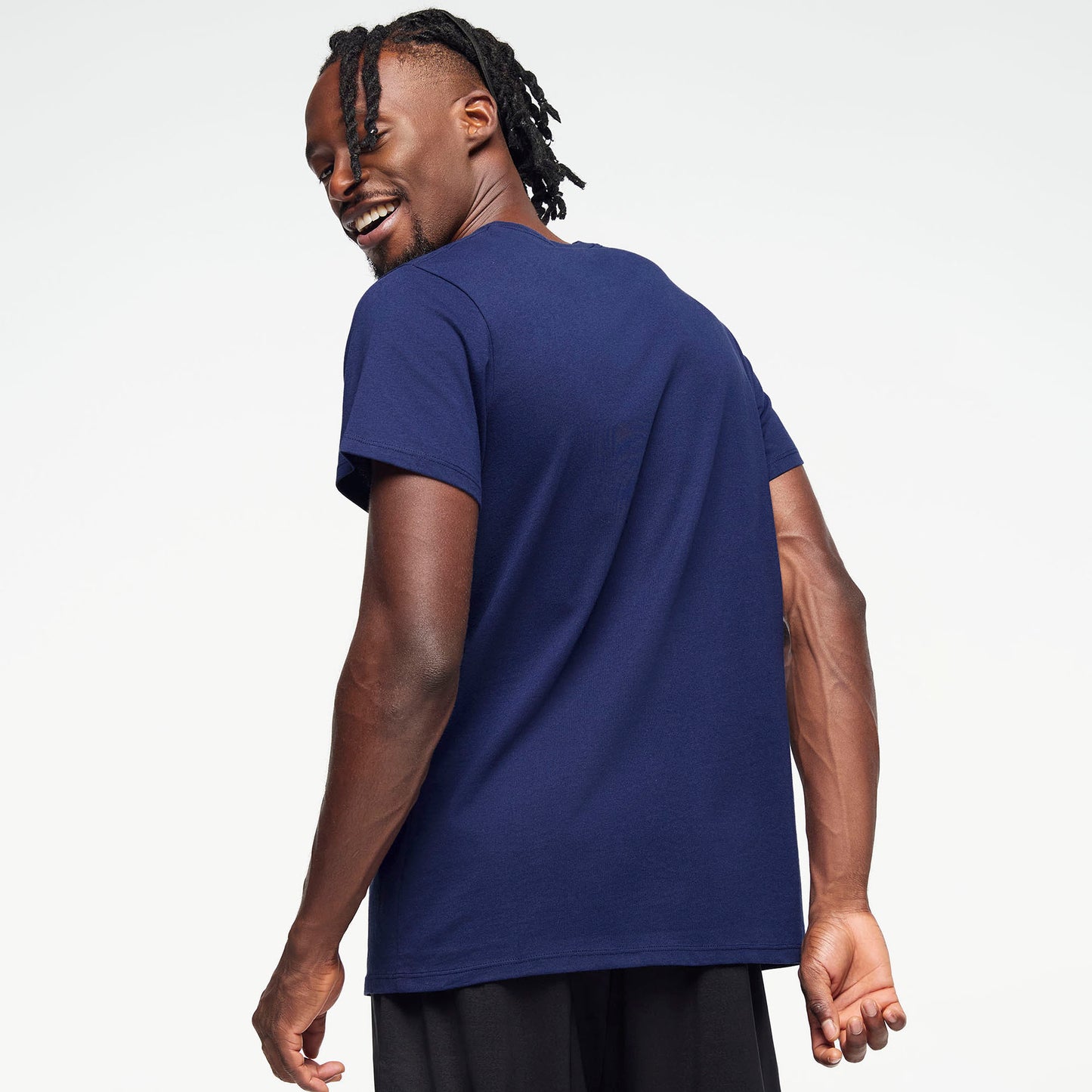 Zumba Holiday Crew Neck Tee - Indigo