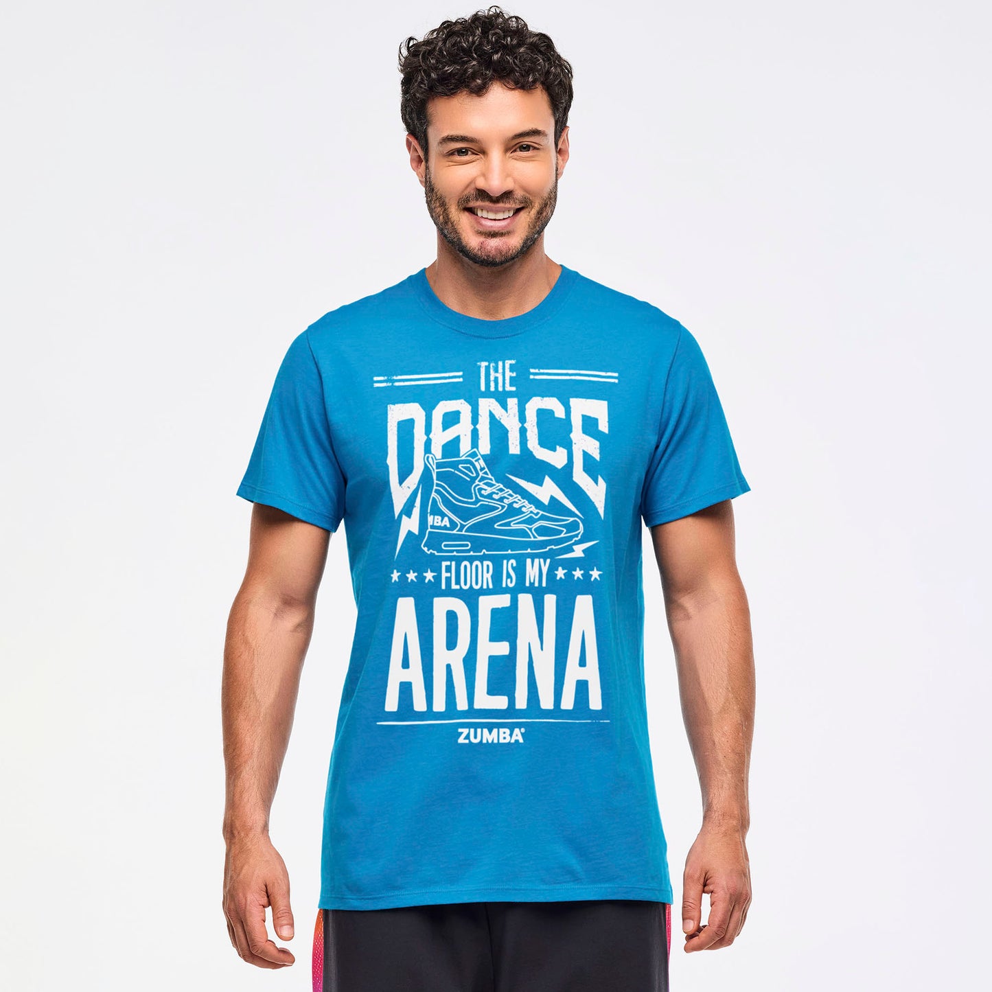 Zumba Libre Crew Neck Tee - Peek-A-Blue