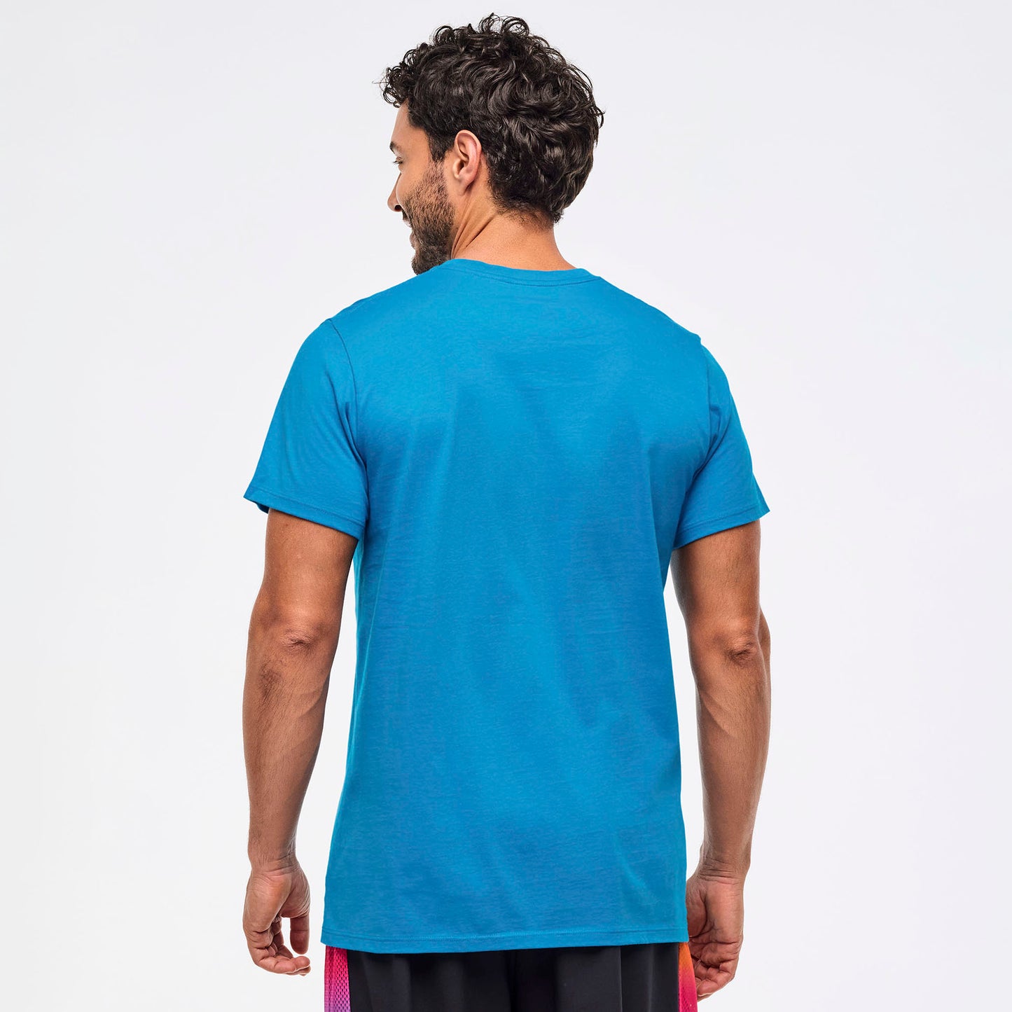 Zumba Libre Crew Neck Tee - Peek-A-Blue
