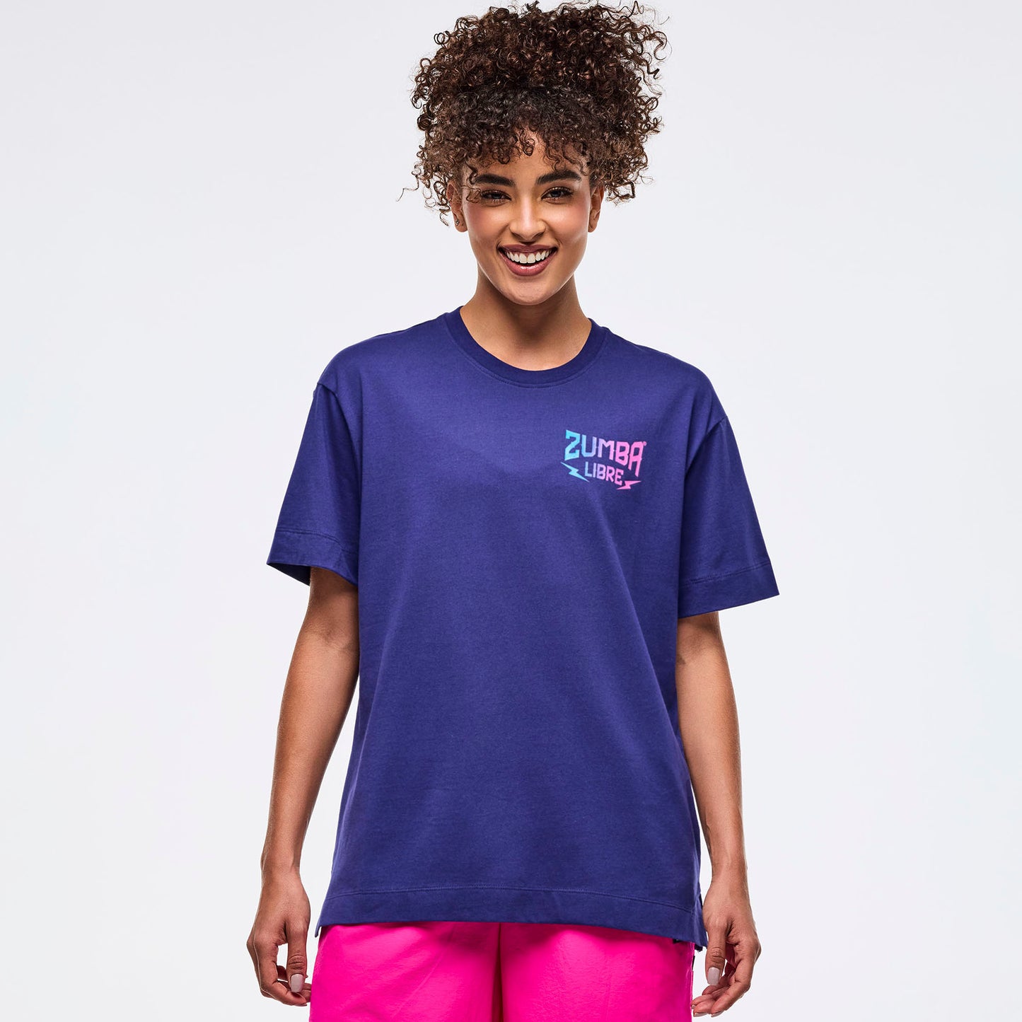 Zumba Libre Oversized Crew Neck Top