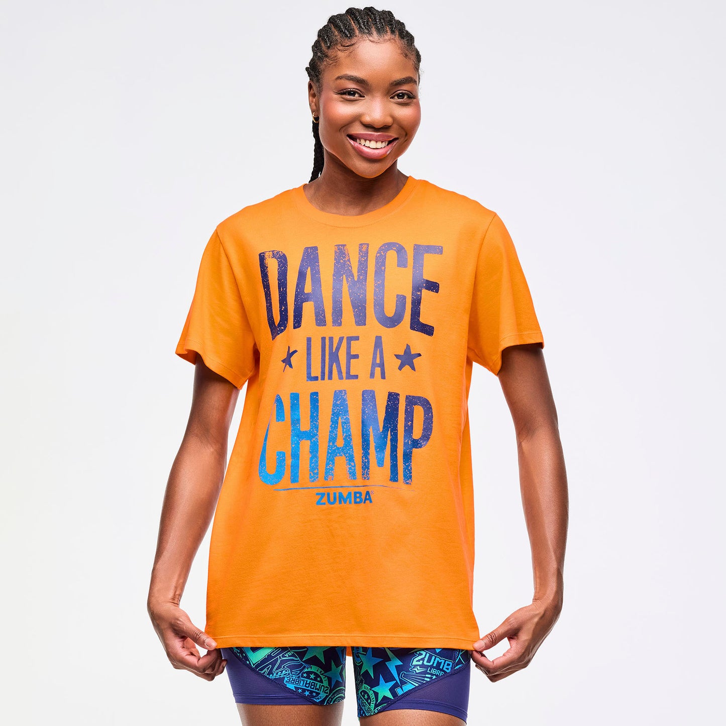 Zumba Libre Crew Neck Tee - Orange Punch