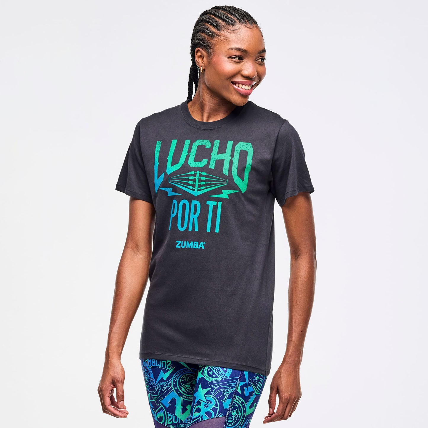 Zumba Libre Crew Neck Tee 2.0 - Bold Black