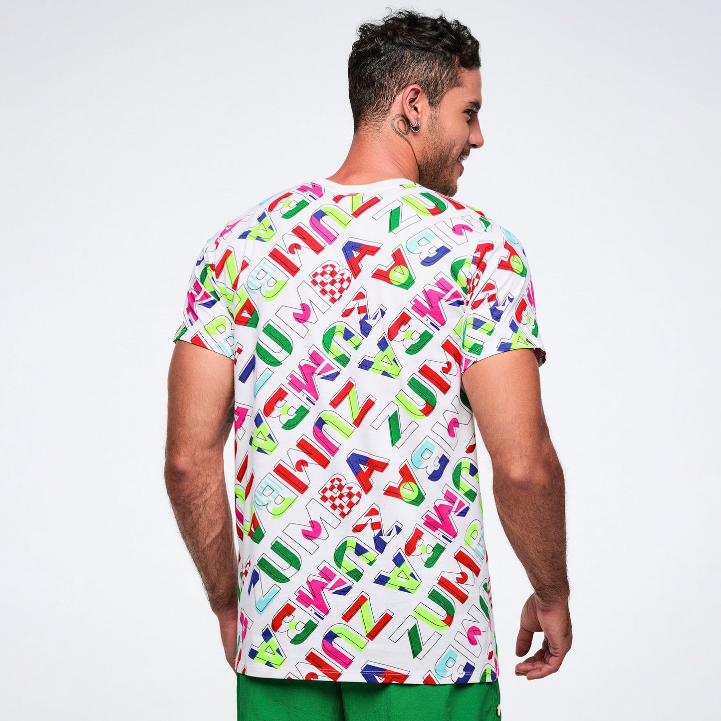 Worldwide Unisex Crew Neck Tee - White/Red Z3T000397
