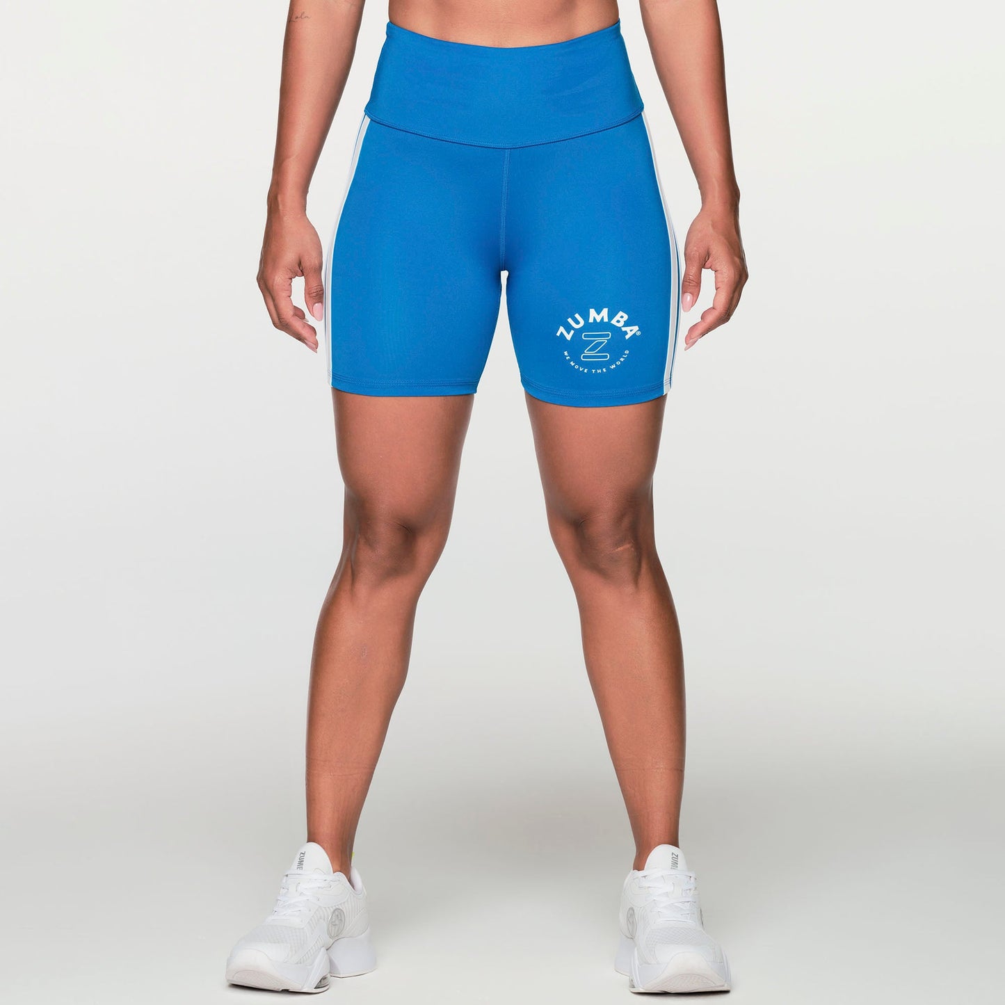Retro Zumba High Waisted Biker Shorts