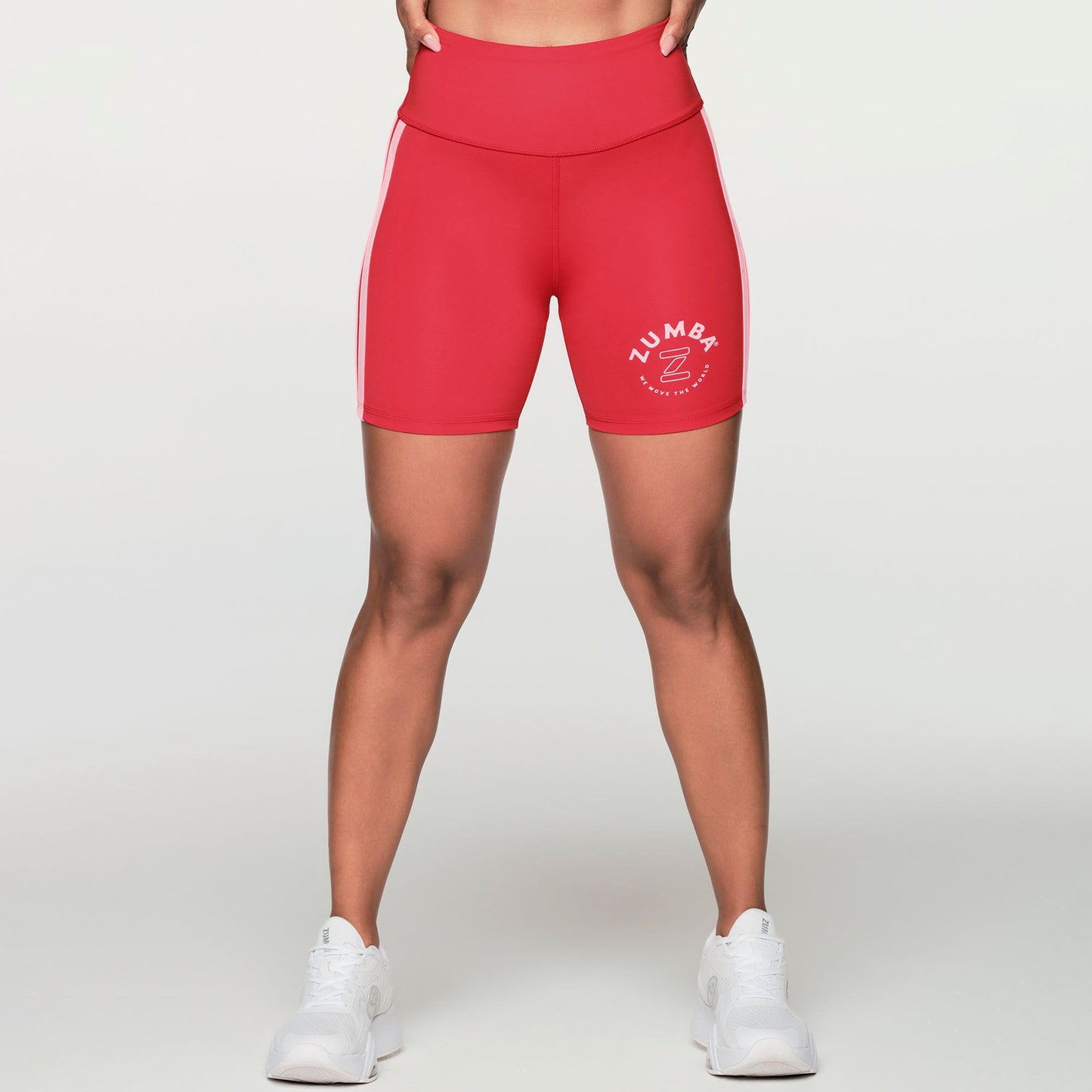 Retro Zumba High Waisted Biker Shorts