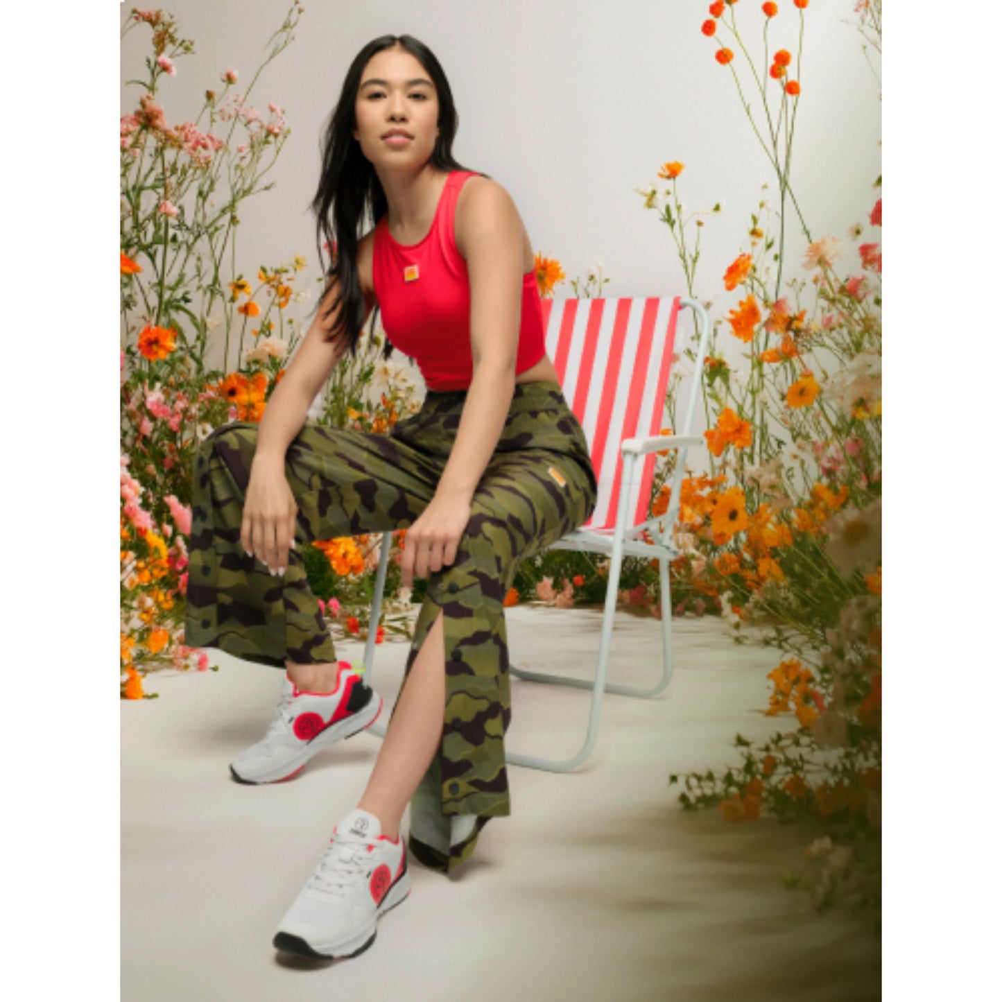 Zumba Explore Wide Leg Woven Pants - Olive Expedition