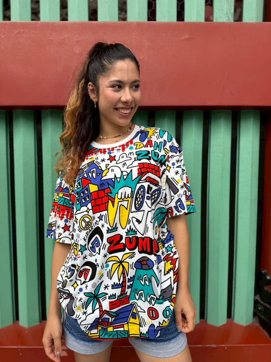 Zumba Pop Beach T-shirt 【1 PER PERSON】