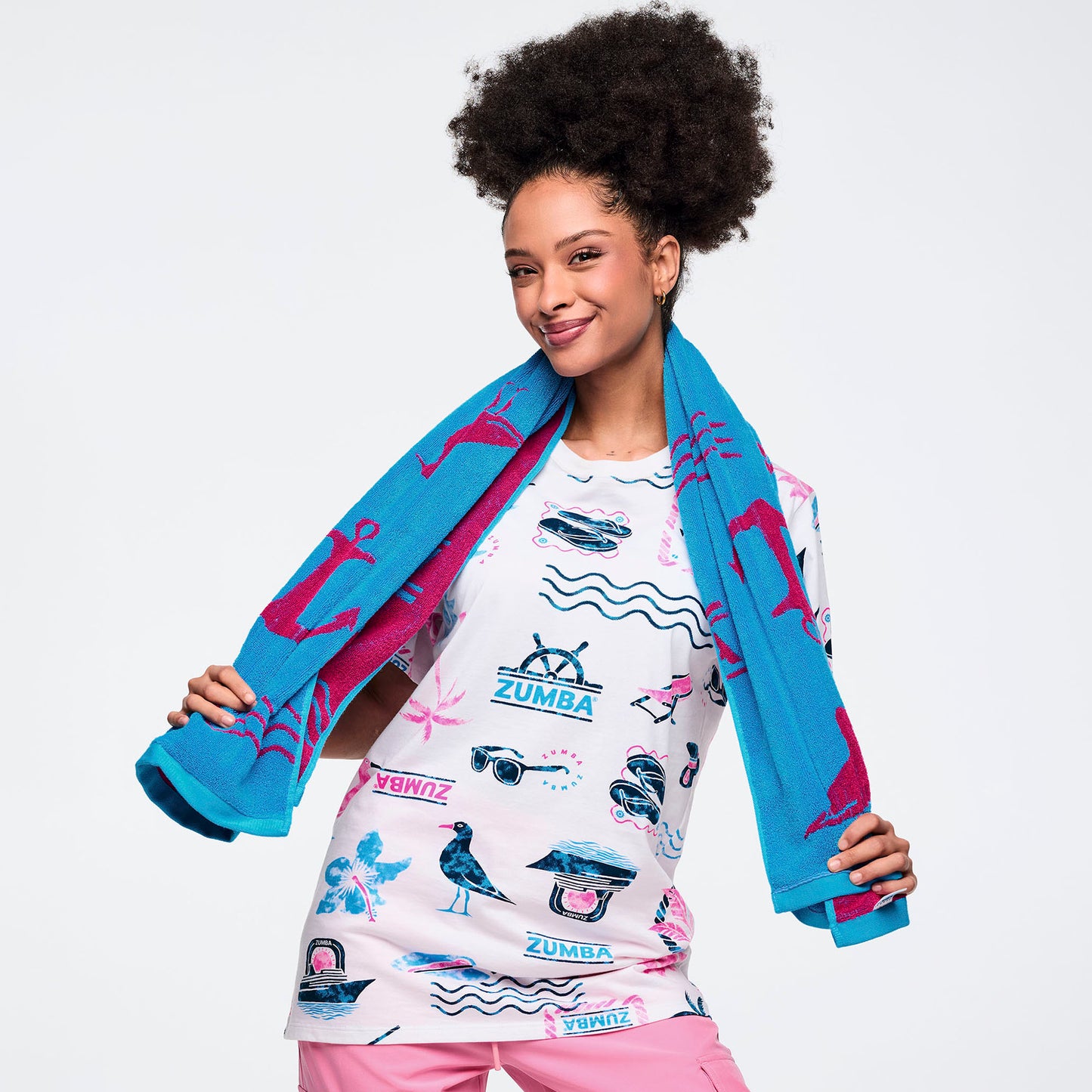 Zumba Cruise Beach Towel