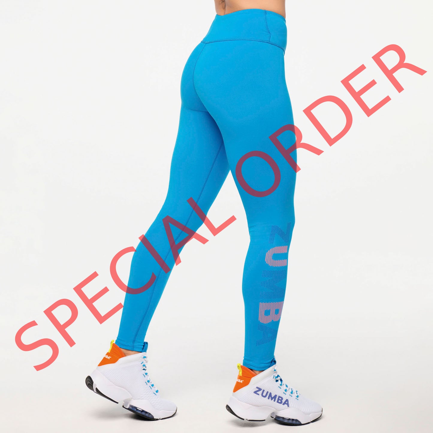 Zumba Explore Crossover Waistband Ankle Leggings - Sea Me Stuntin'