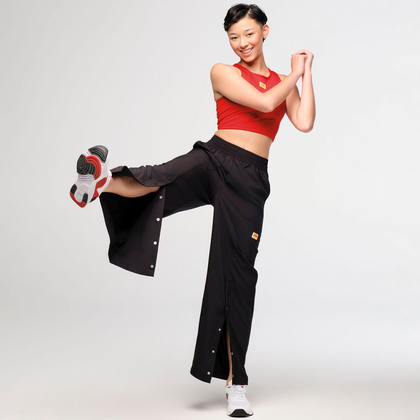 Zumba Explore Wide Leg Woven Pants - Bold Black
