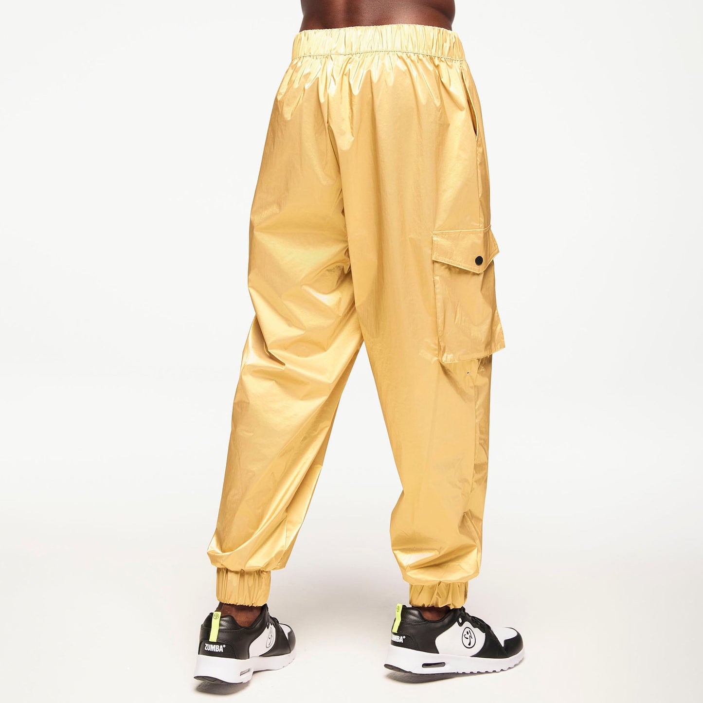 Zumba Runway Cargo Track Pants - Gold