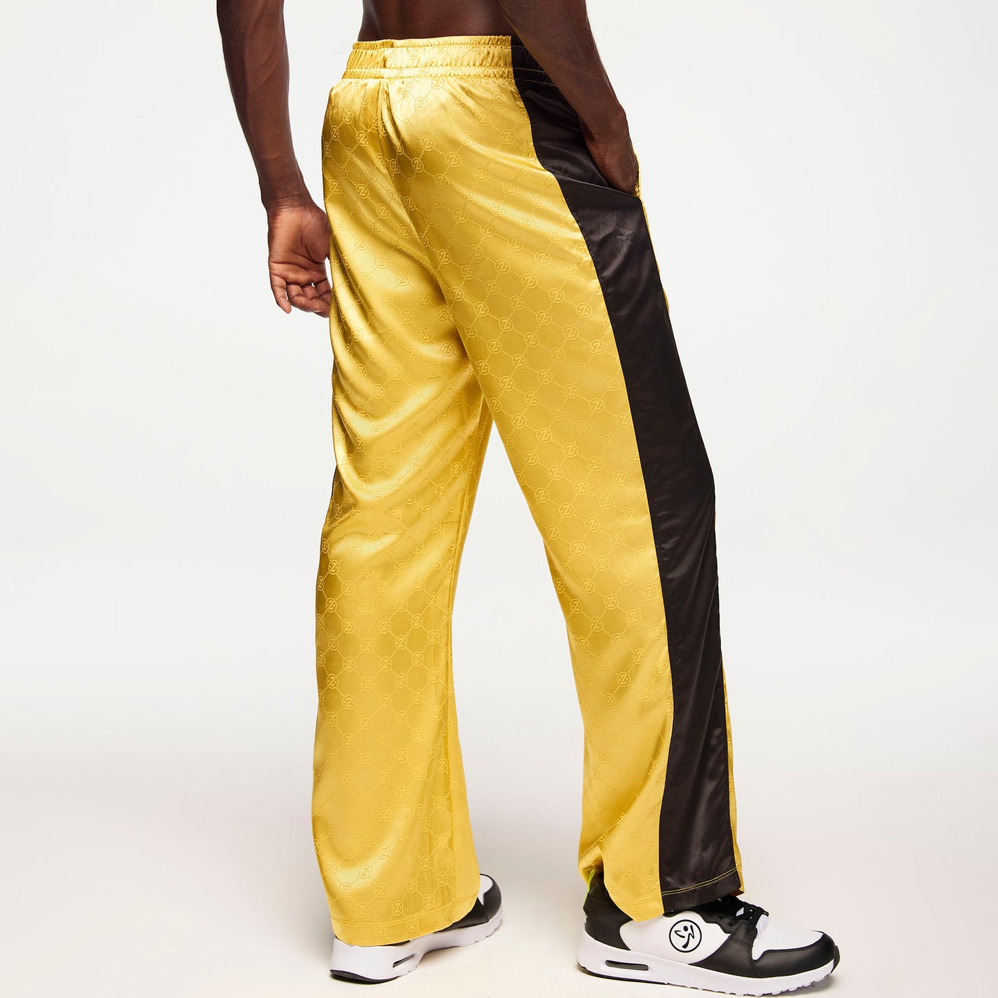 Zumba Runway Straight Leg Track Pants - Gold