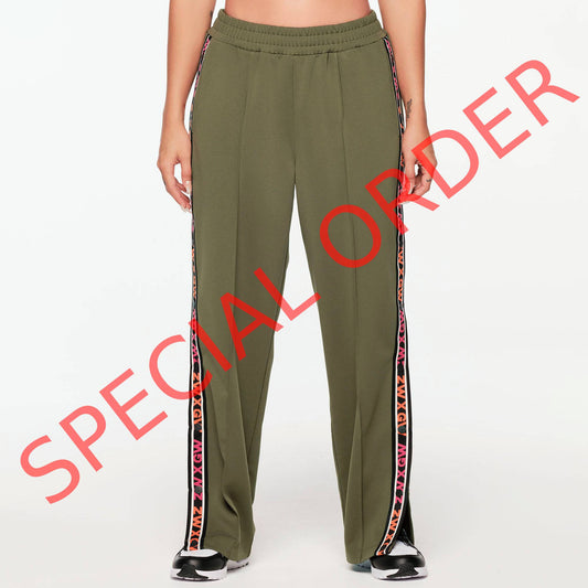 ZW X GW Straight Leg Track Pants With Side Snaps