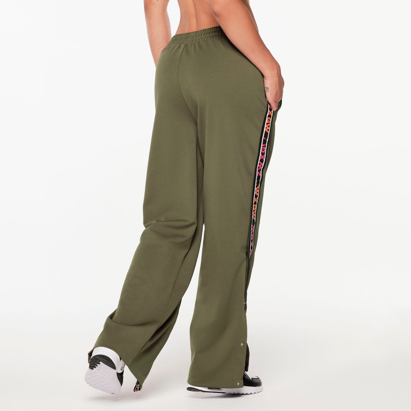 ZW X GW Straight Leg Track Pants With Side Snaps