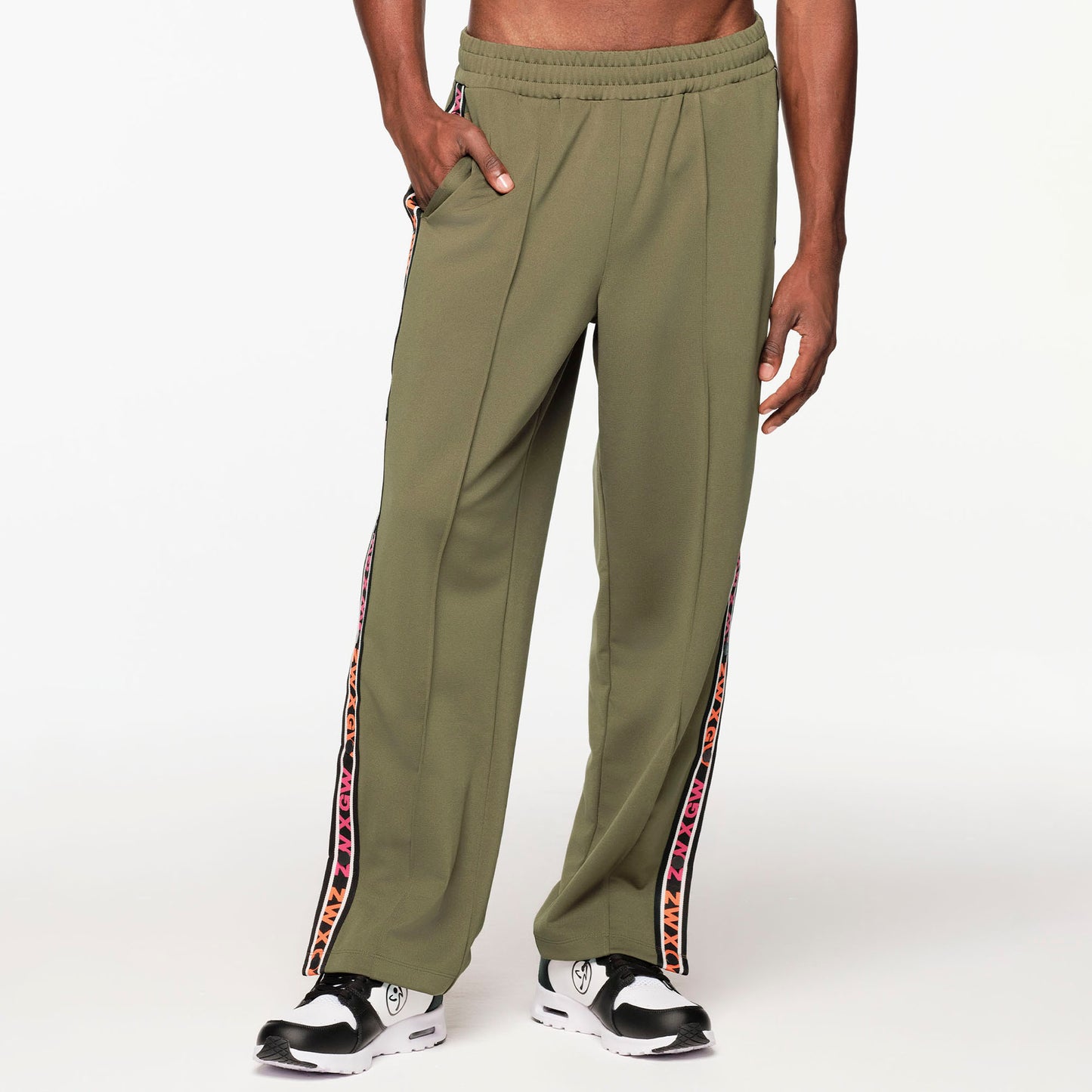 ZW X GW Straight Leg Track Pants With Side Snaps
