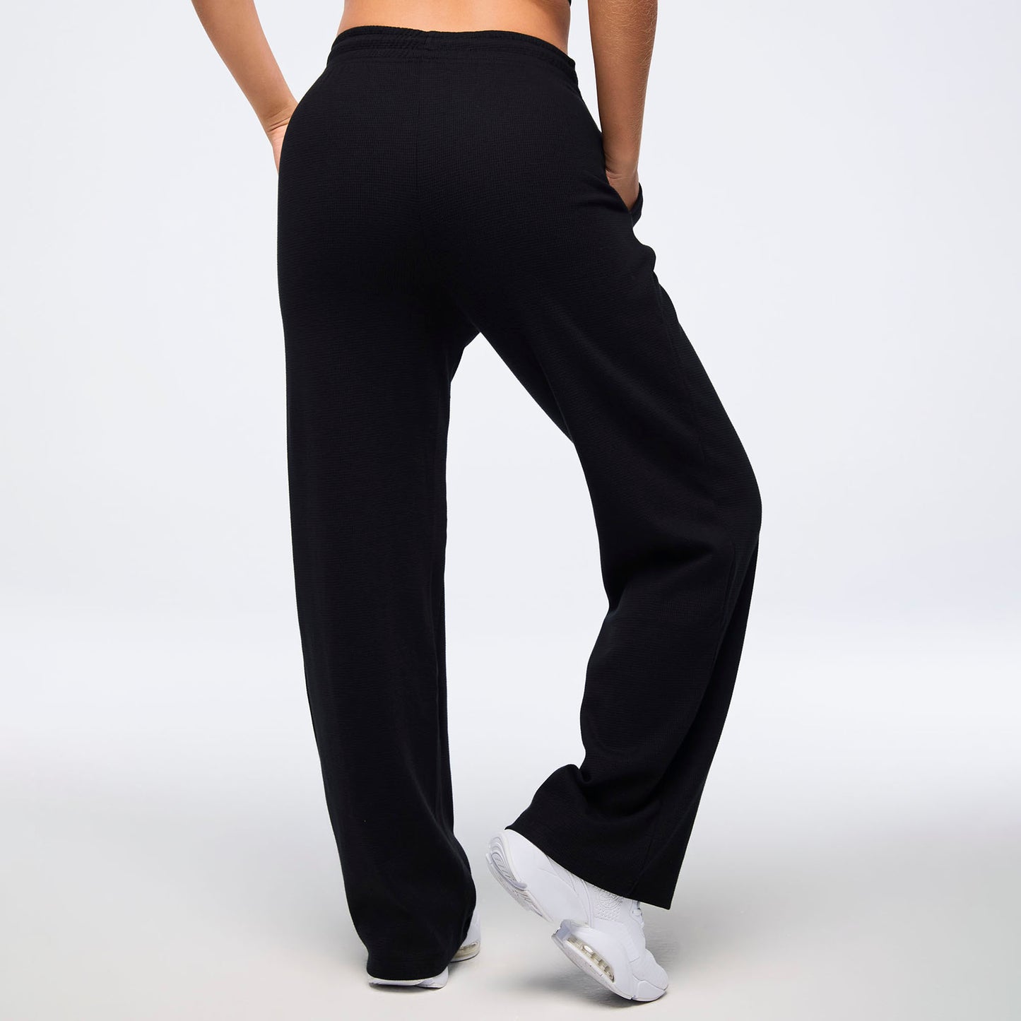 Zumba Haus Straight Leg Knit Waffle Pants