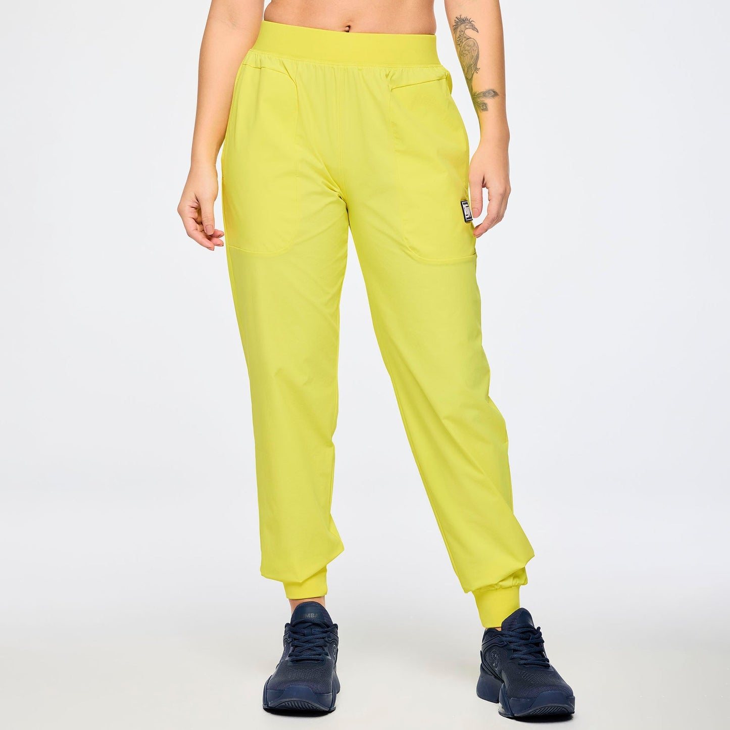 Zumba Out Loud Stretch Woven Slim Ankle Joggers